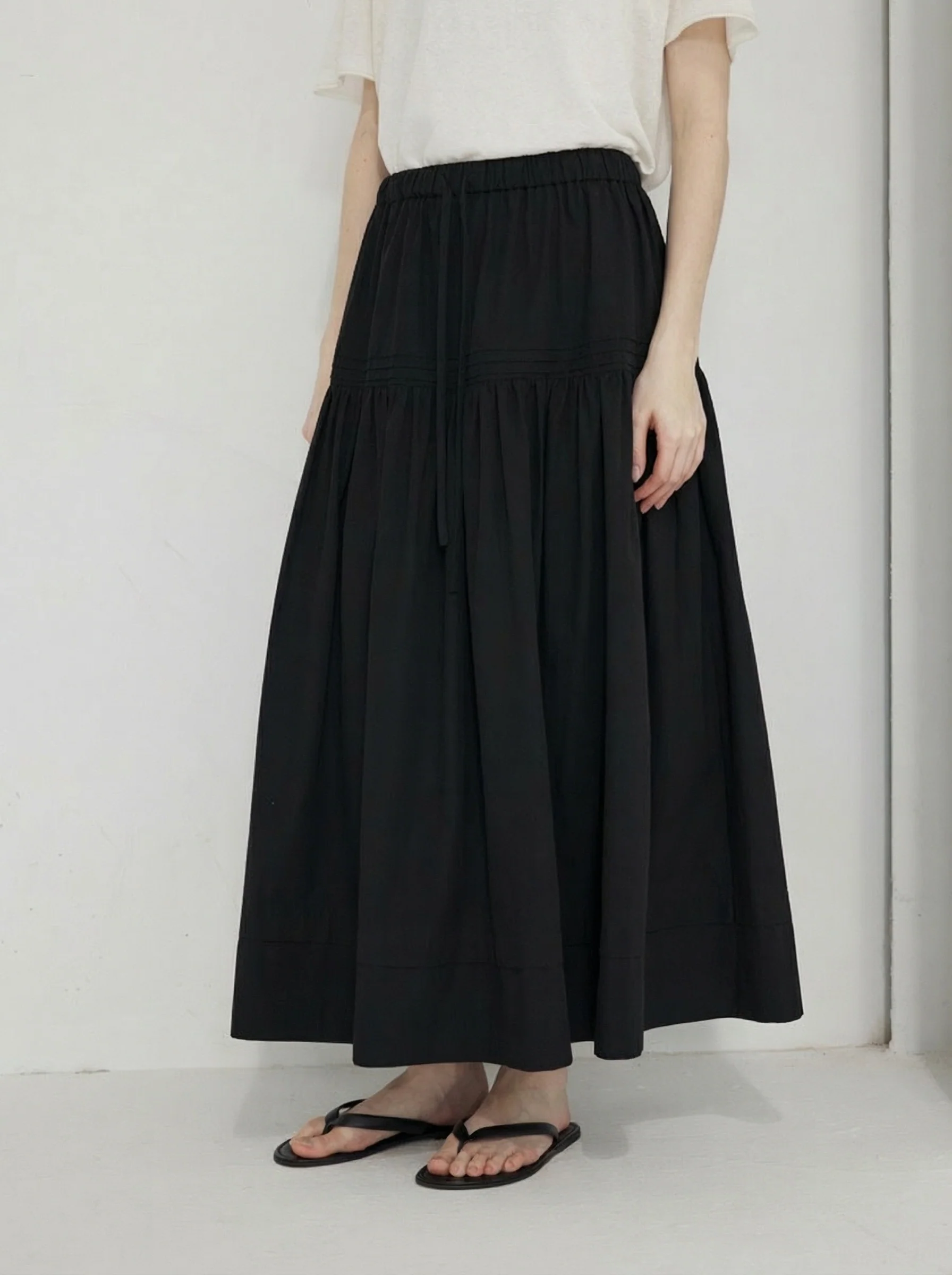 Tiered Drawstring Skirt - Image 4