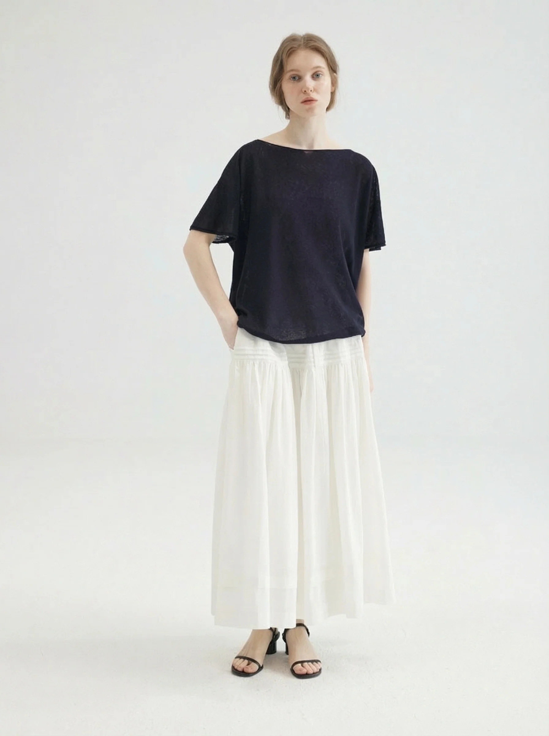 Tiered Drawstring Skirt - Image 5
