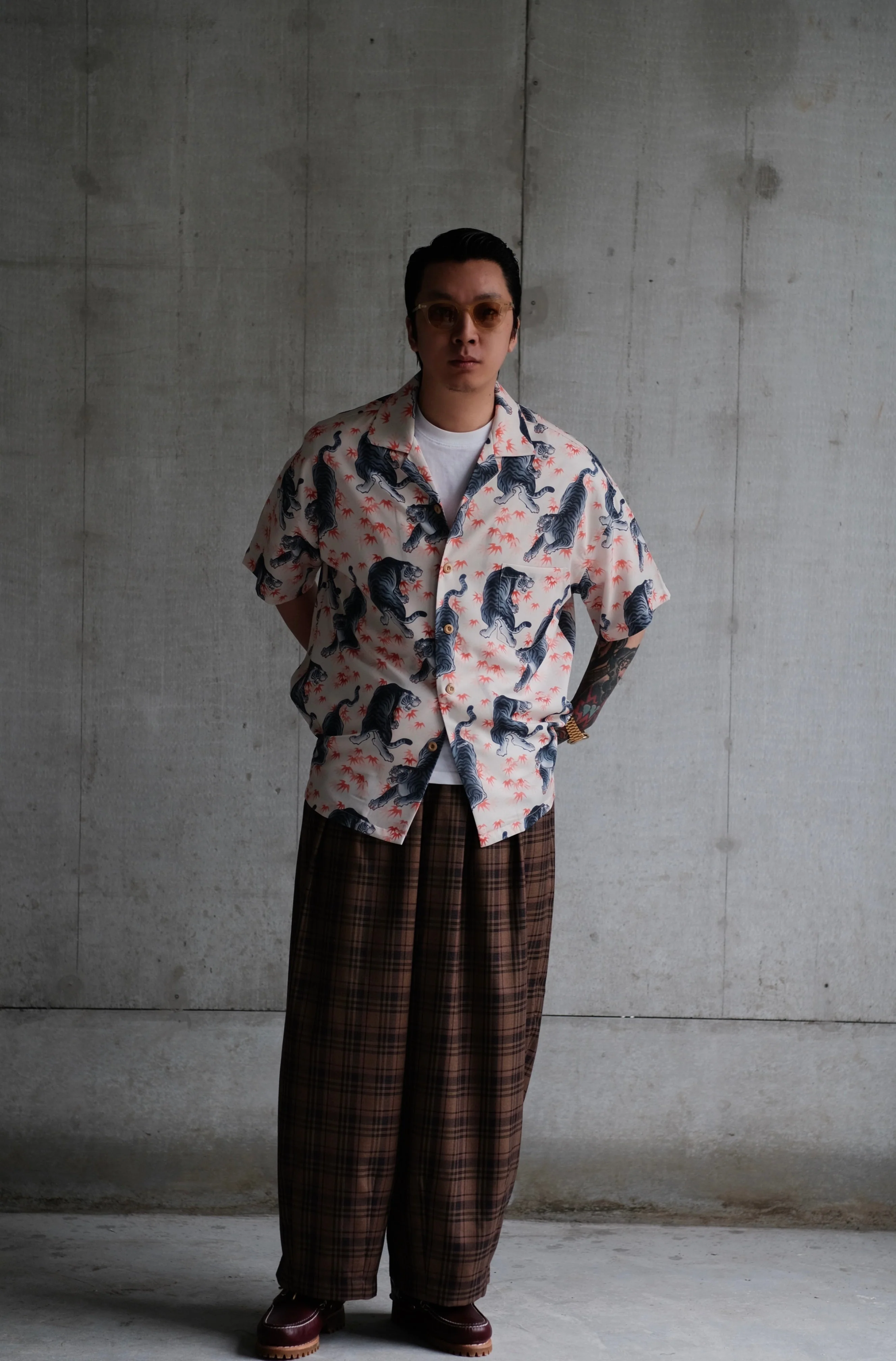 Tiger Print Hawaiian Shirt - Image 2