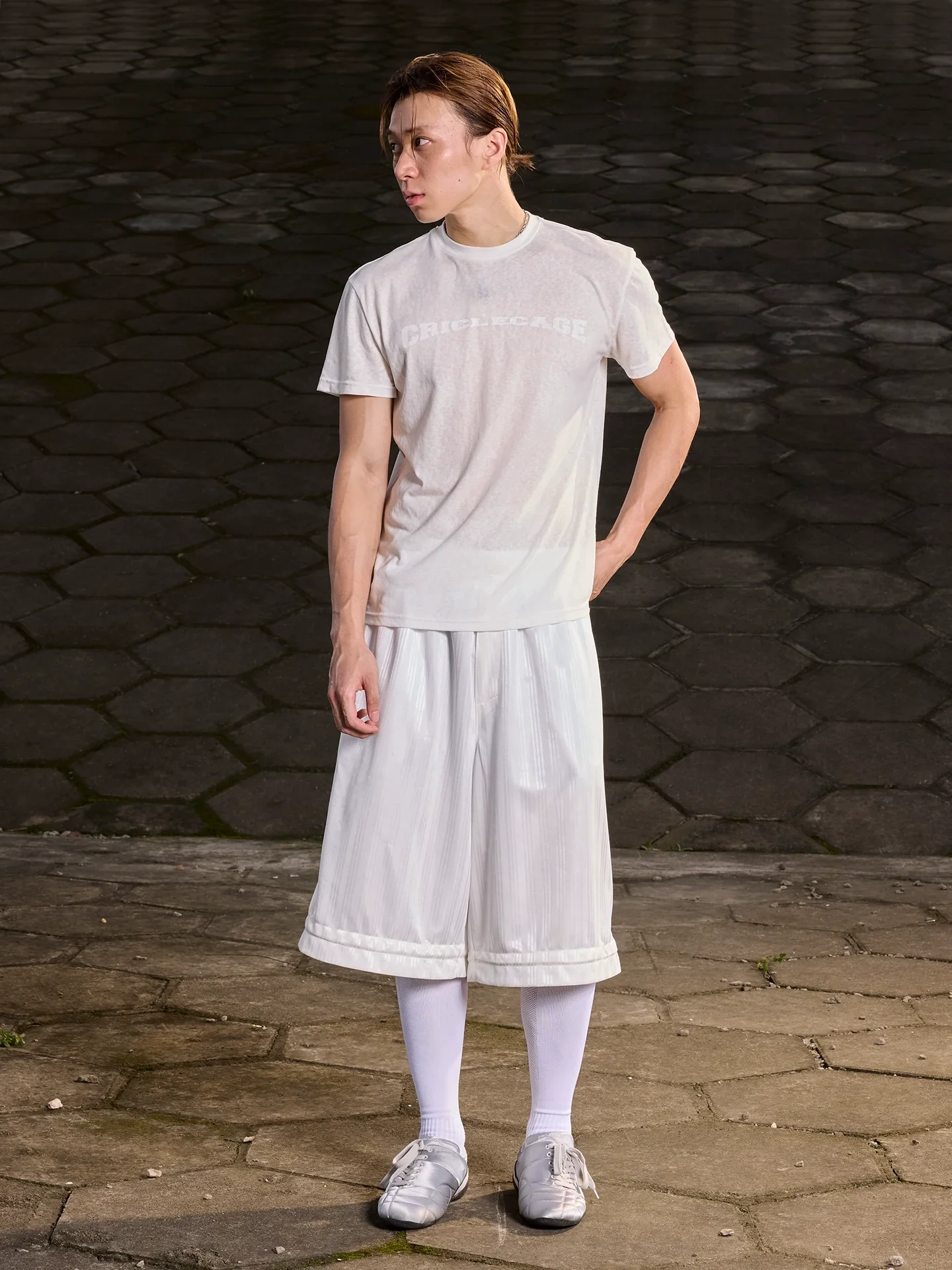 Tonal Arched Logo Tee - Image 4