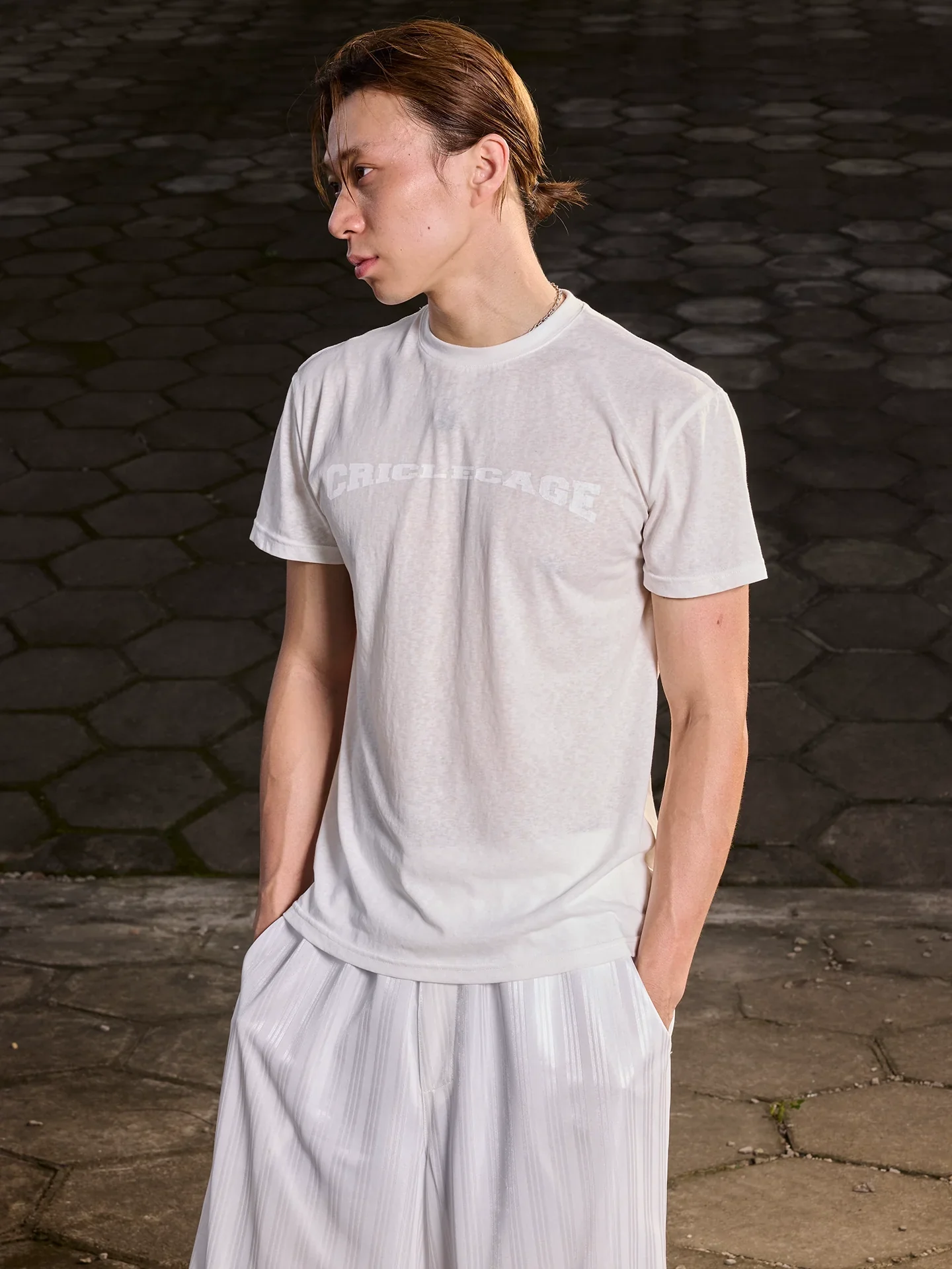 Tonal Arched Logo Tee - Image 5