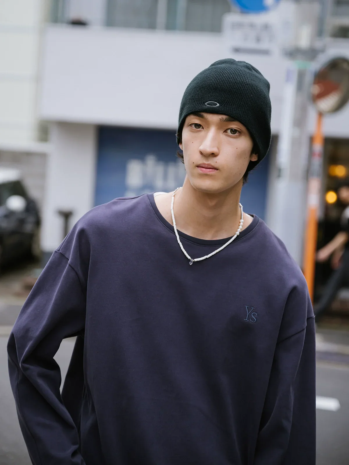 Tonal Embroidered Long-Sleeve T-Shirt