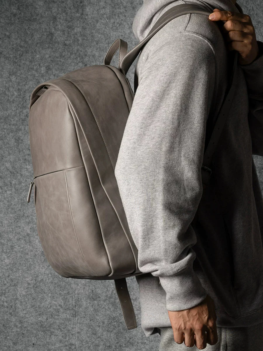 Top-Grain Cowhide Laptop Backpack - Image 2