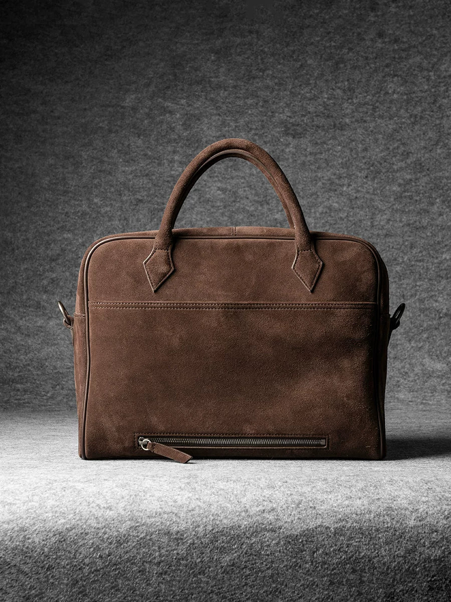 Top-Grain Leather Commuter Briefcase - Image 3