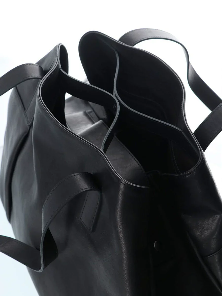 Top-Grain Leather Commuter Tote - Image 5