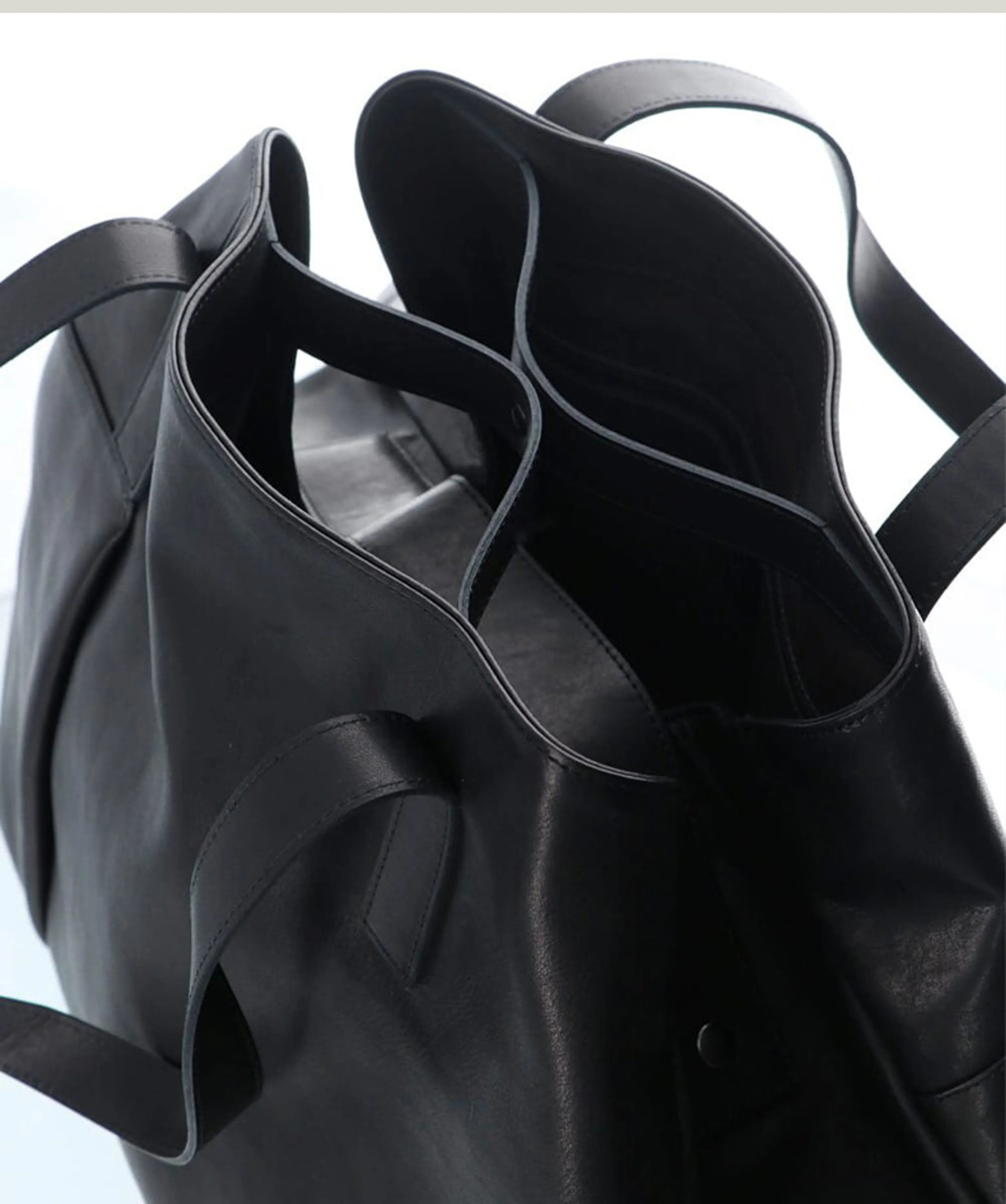 Top-Grain Leather Commuter Tote - Image 7