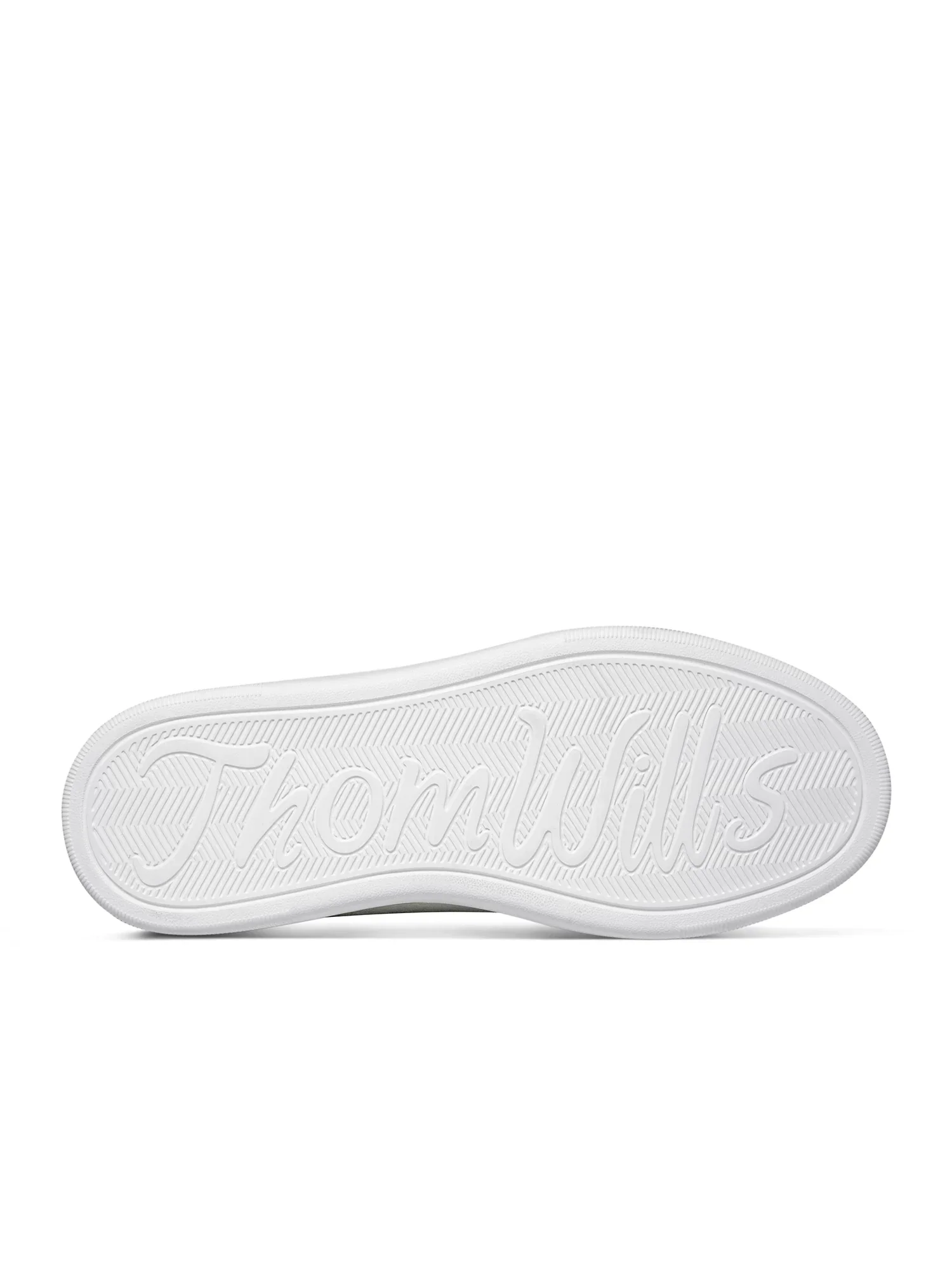 Top-Grain Leather Ice Crack Platform Sneaker - Image 3