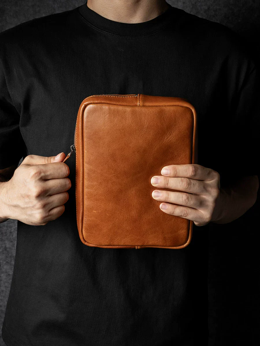 Top Grain Leather Organizer Pouch - Image 3