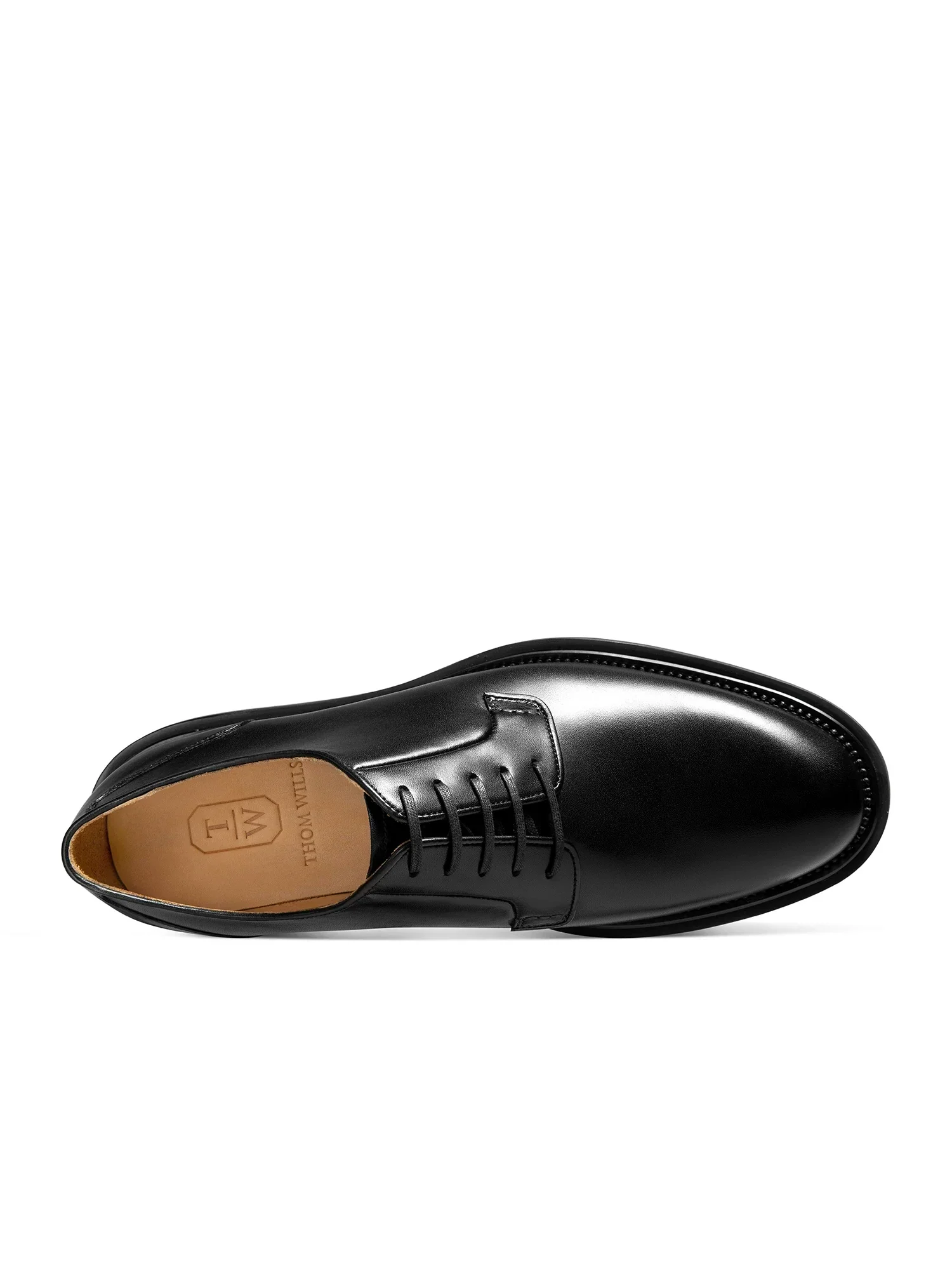 Top Grain Leather Platform Derby - Image 2