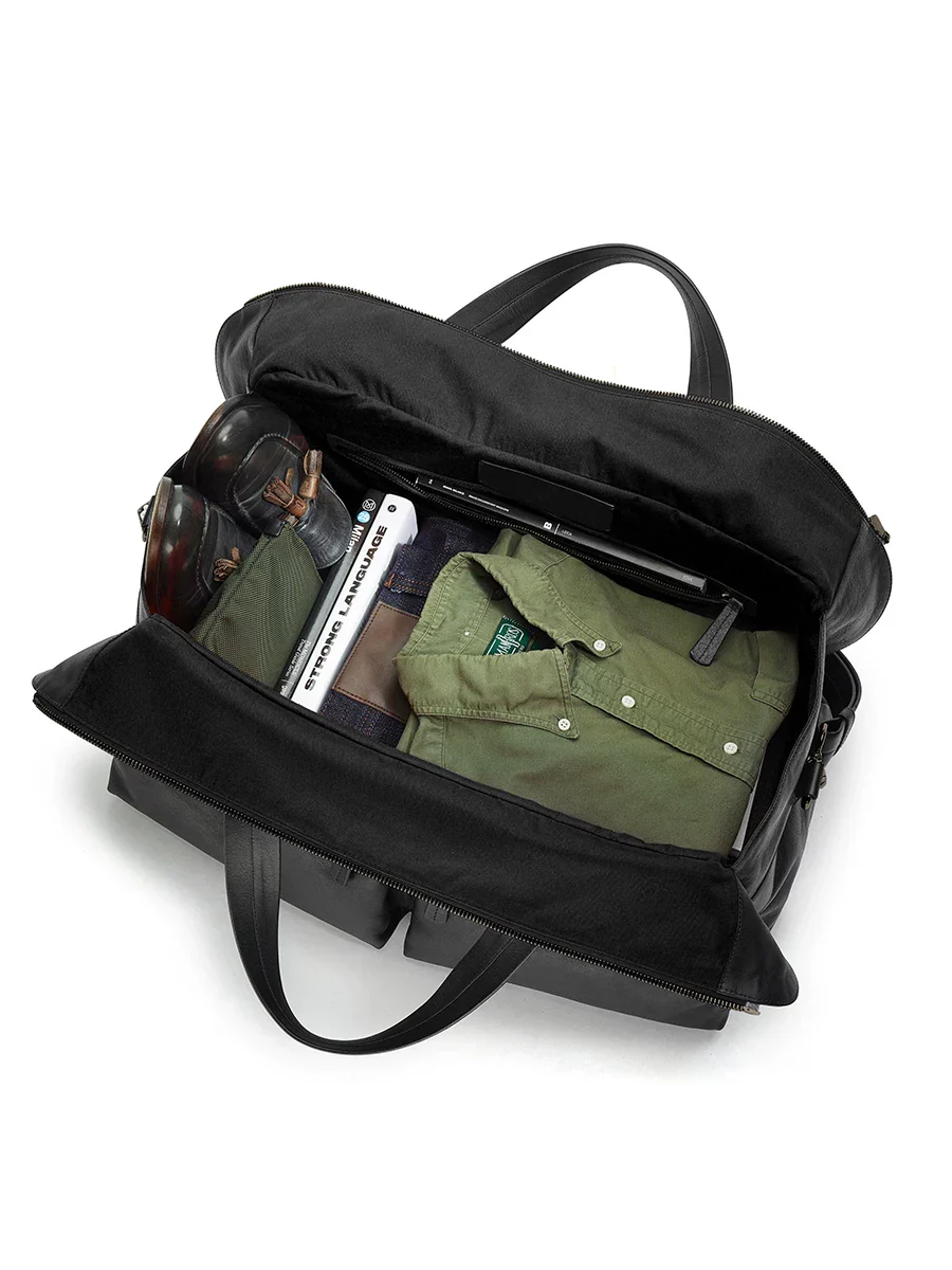 Top-Grain Leather Travel Duffel - Image 5