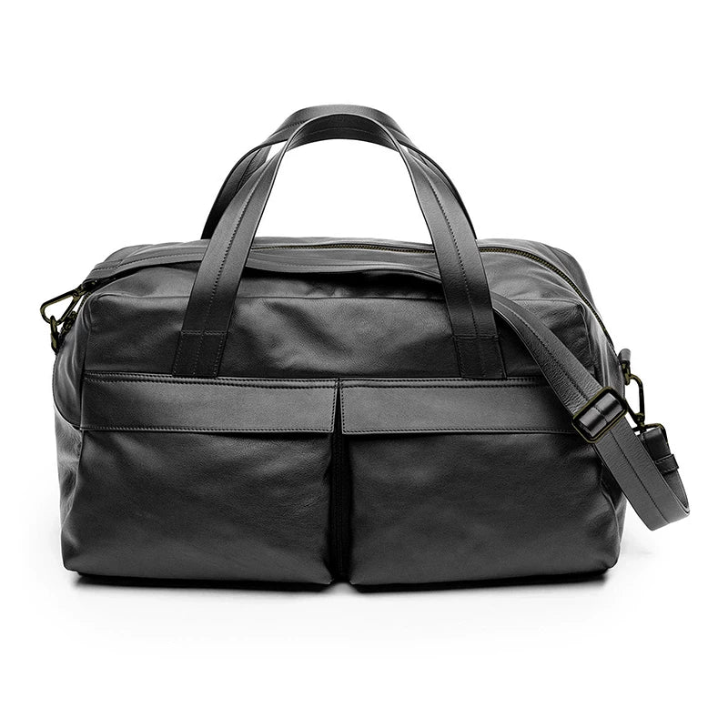 Top-Grain Leather Travel Duffel - Image 7