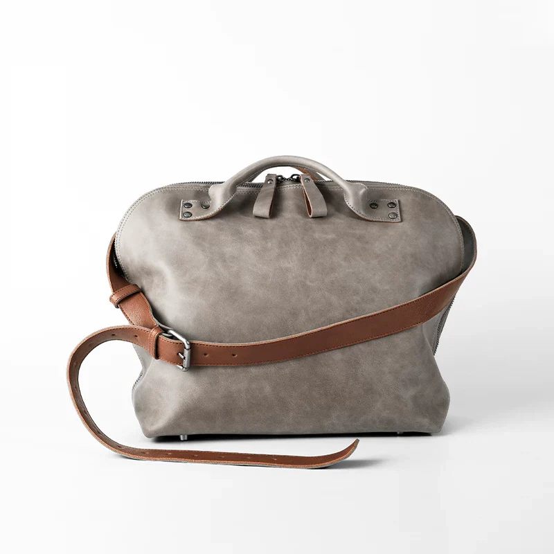 Top Grain Leather Weekender - Image 12