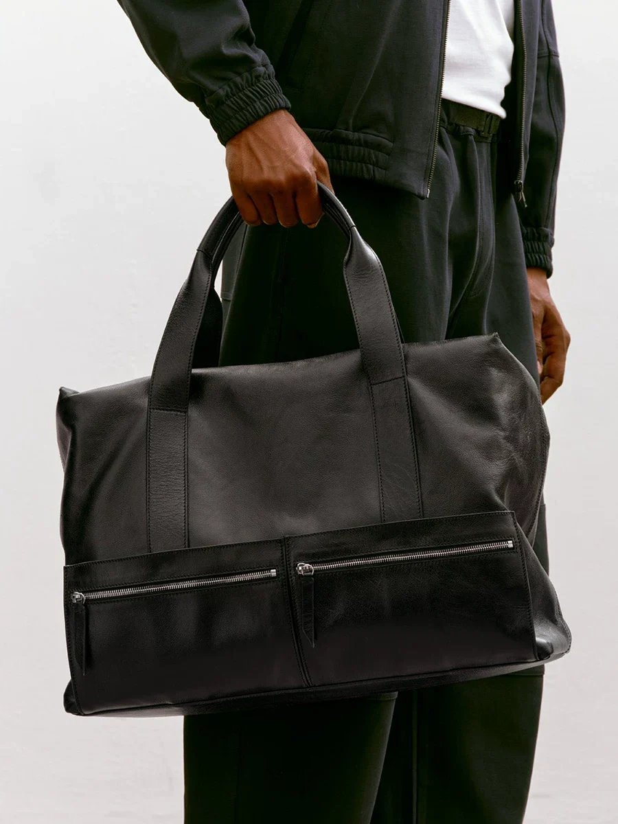 Top-Grain Leather Weekender - Image 3