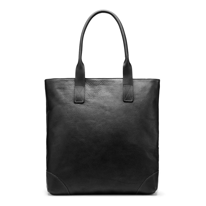 Top-Grain Leather Zip Tote - Image 7