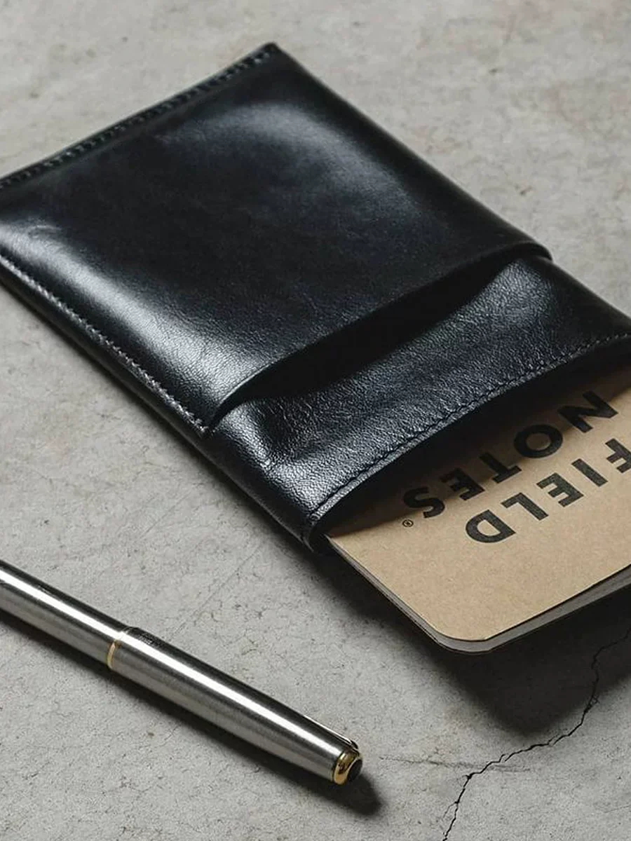 Top-Grain Vegetable-Tanned Leather Organizer Sleeve - Image 3