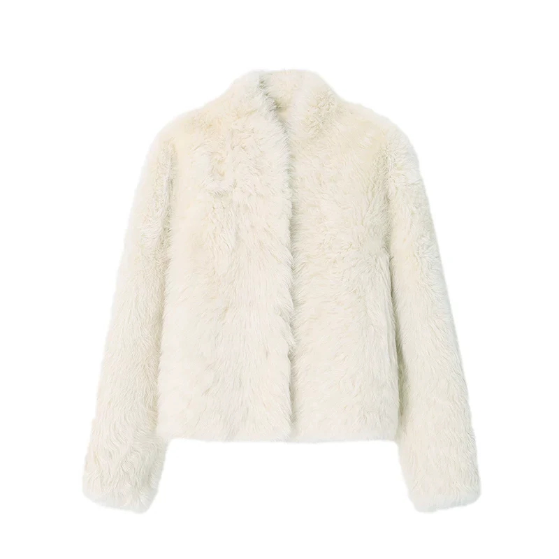 Toscana Shearling Cropped Jacket