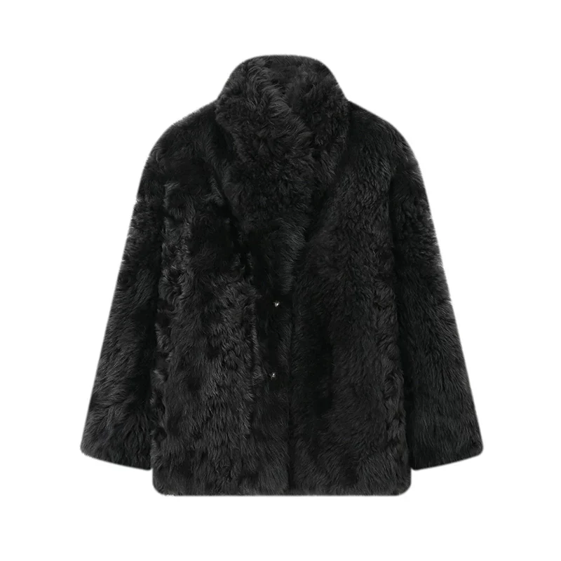 Toscana Shearling High-Neck Jacket - Image 2