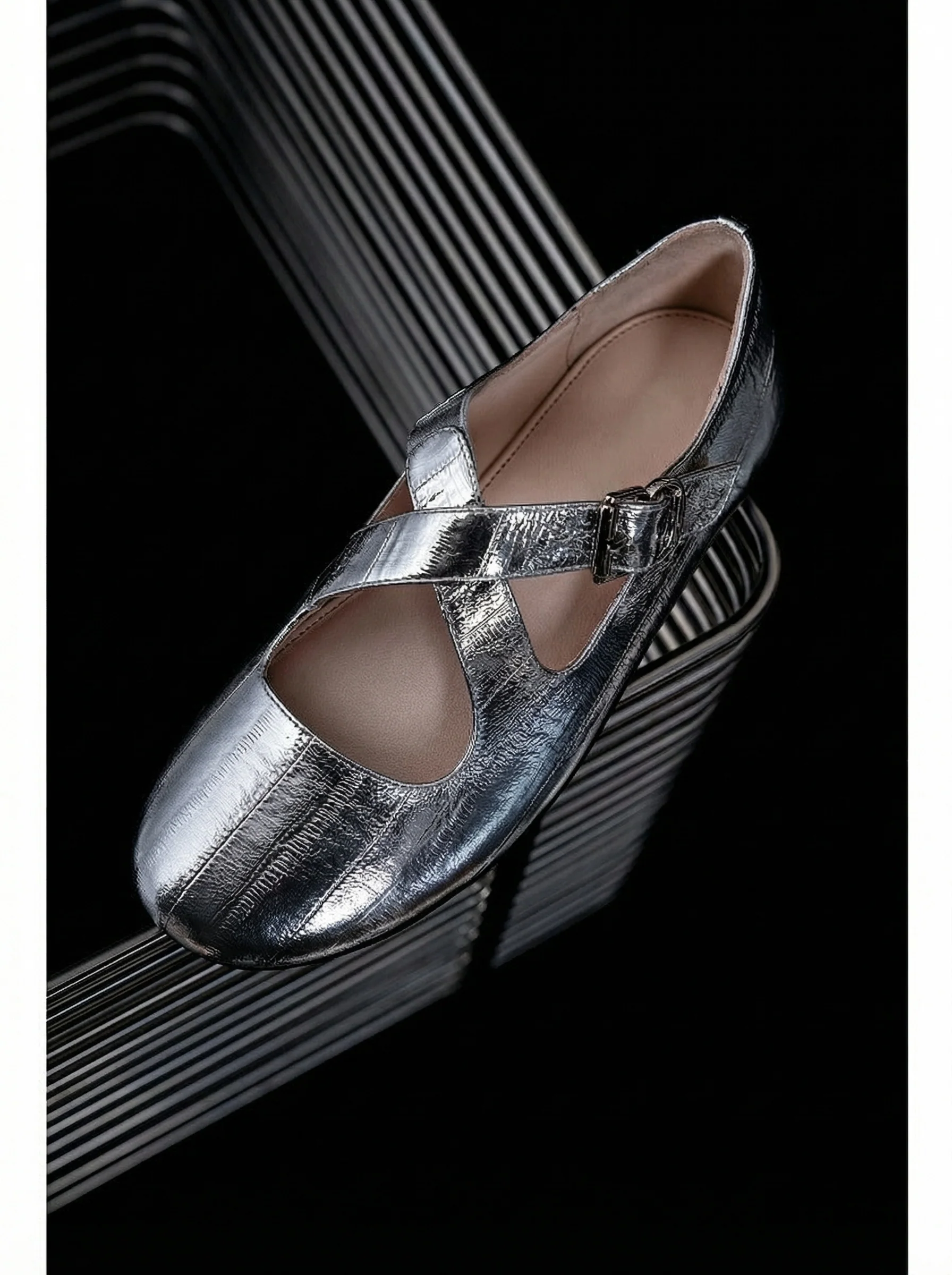 Tresse Cross-Over Ballet Flats