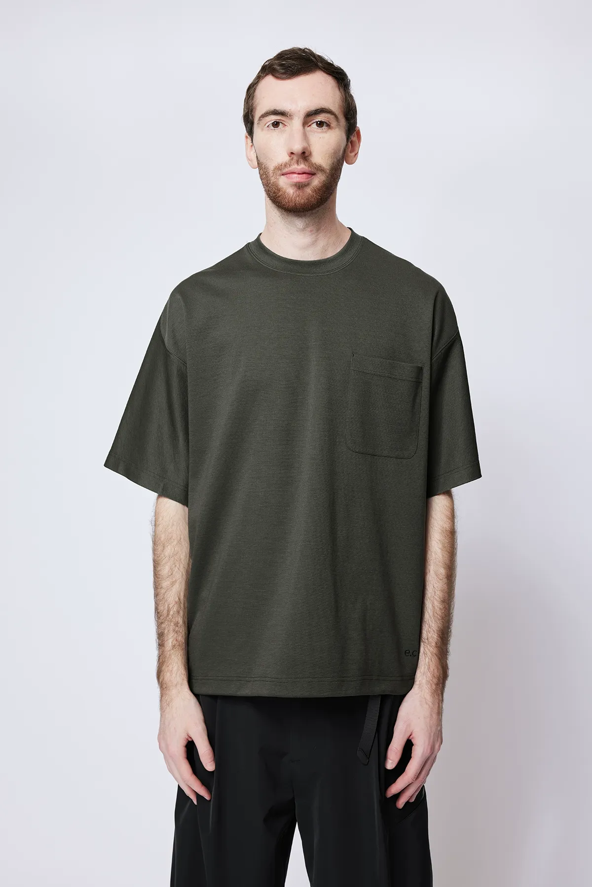 Triacetate Drawstring Pocket Tee - Image 5
