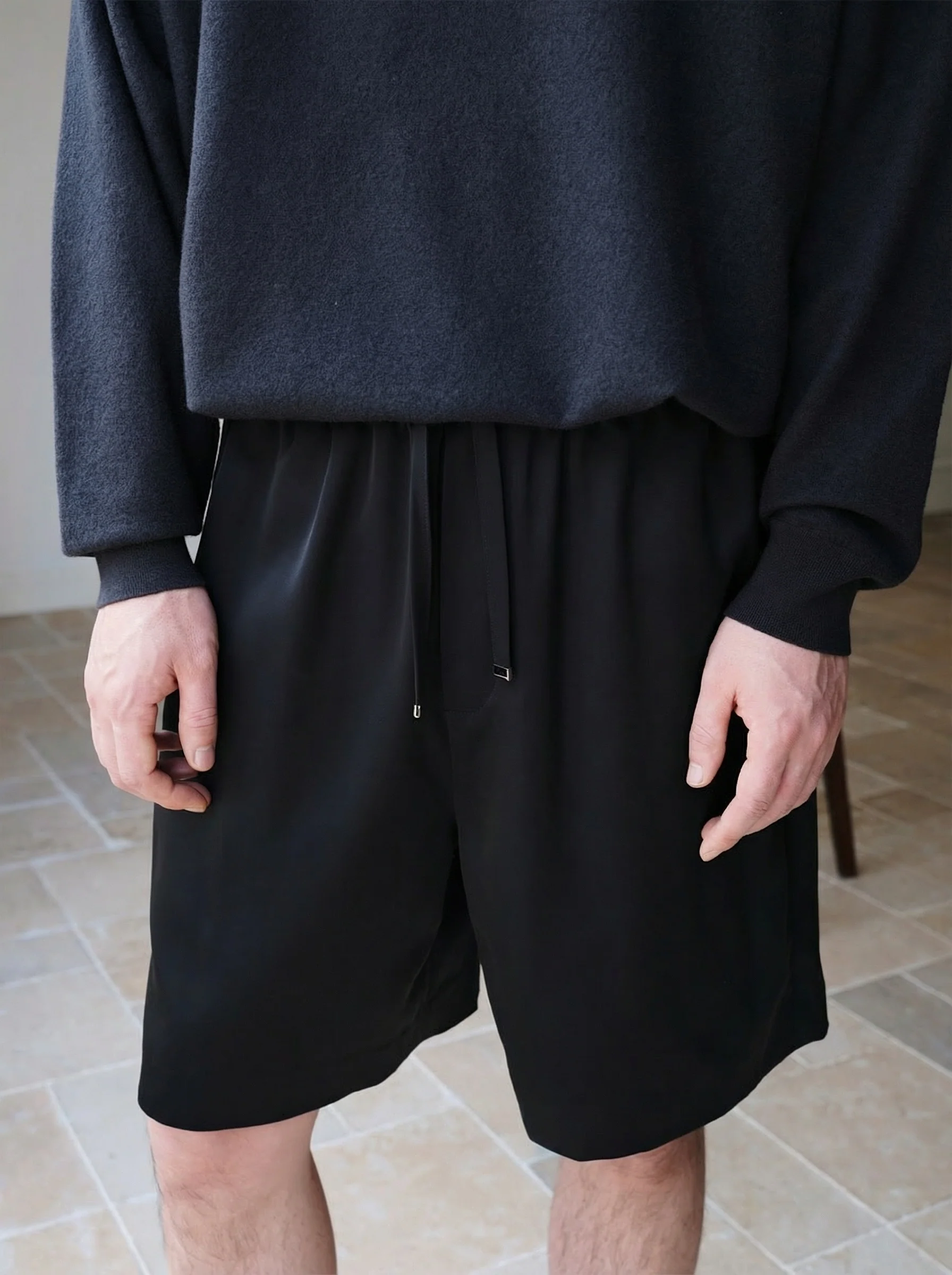 Triacetate Drawstring Shorts - Image 5