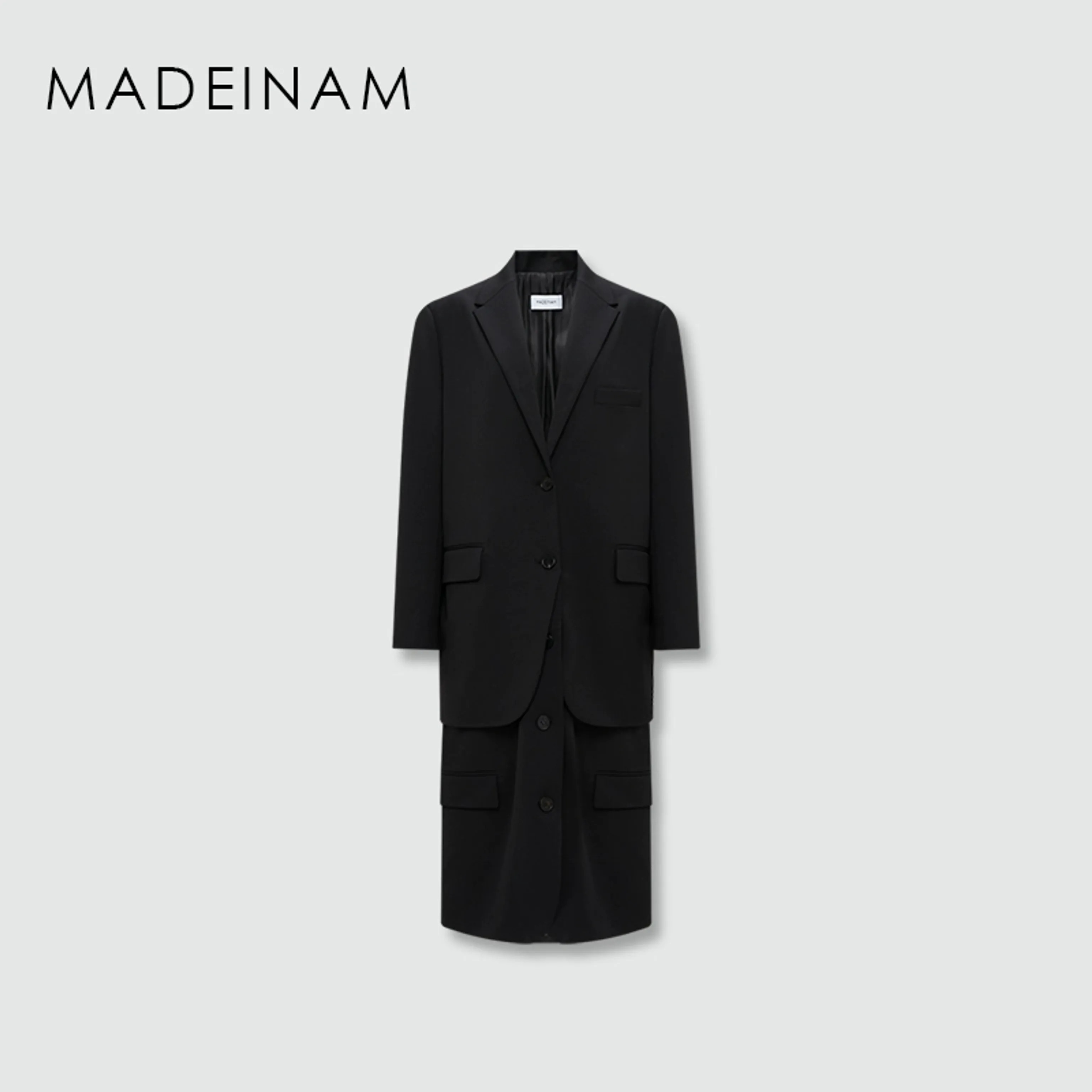 Triacetate Wool Suit Coat & Trousers - Image 7