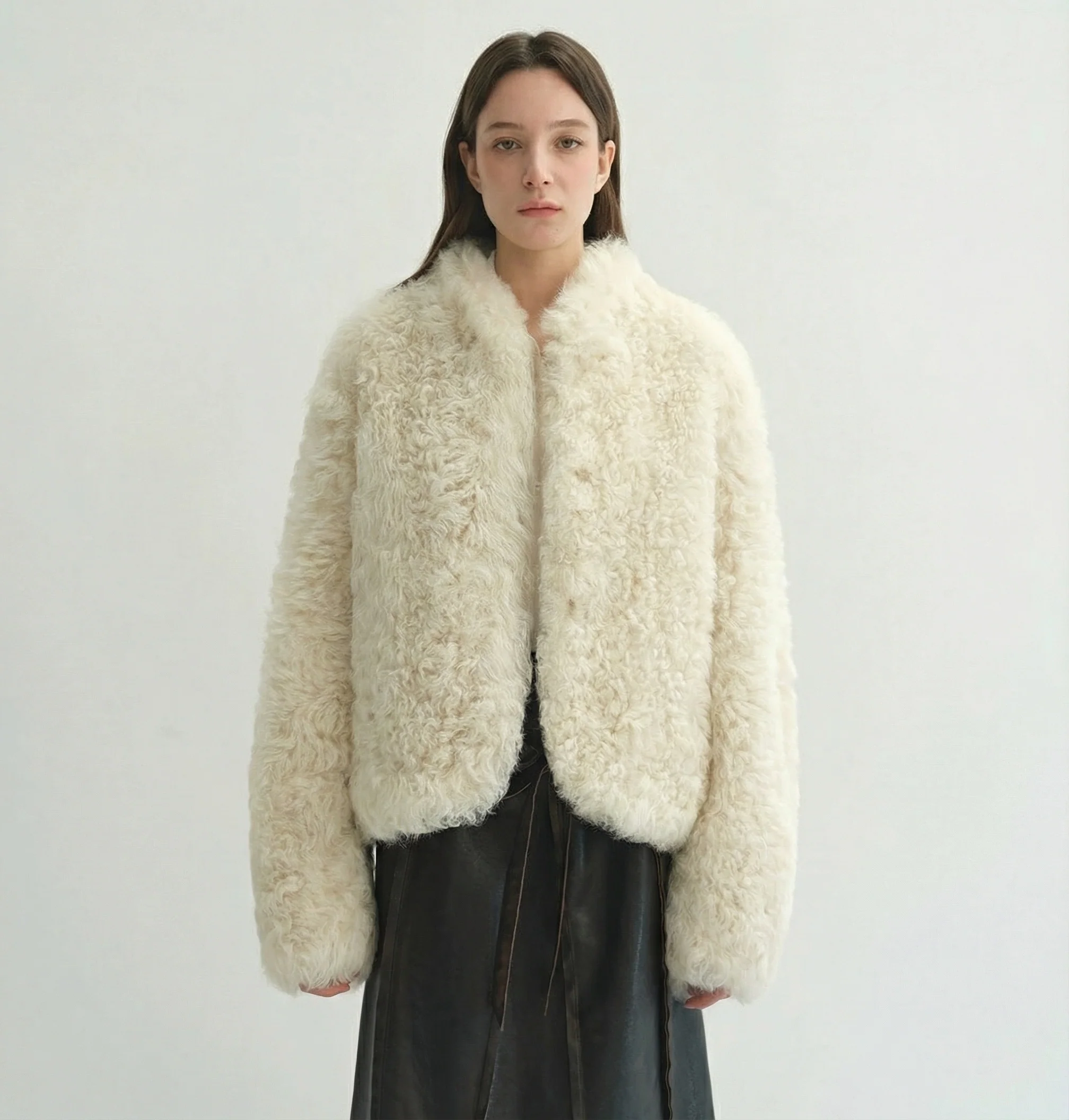 Tuscan Curly Shearling Jacket