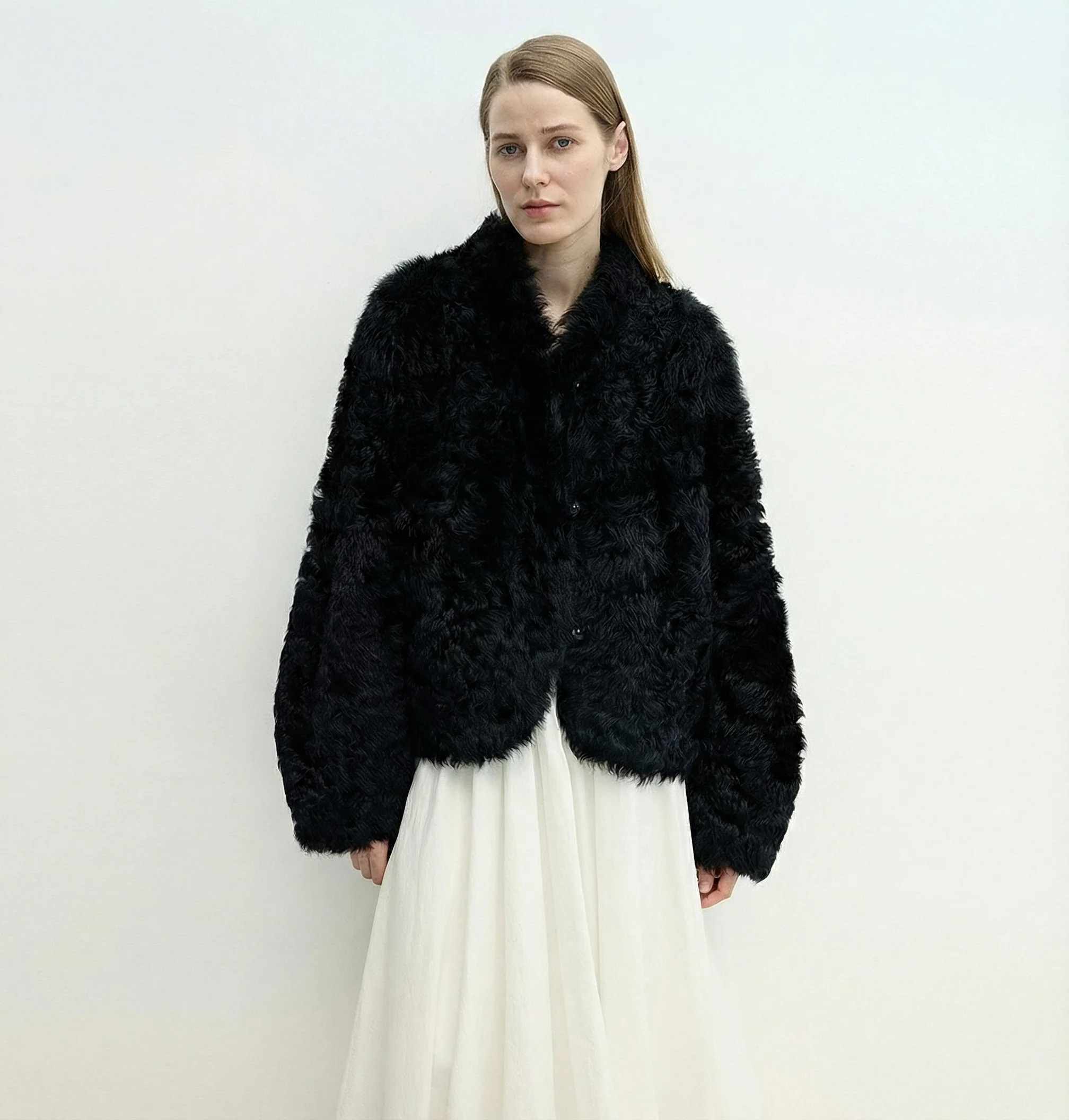 Tuscan Curly Shearling Jacket - Image 21