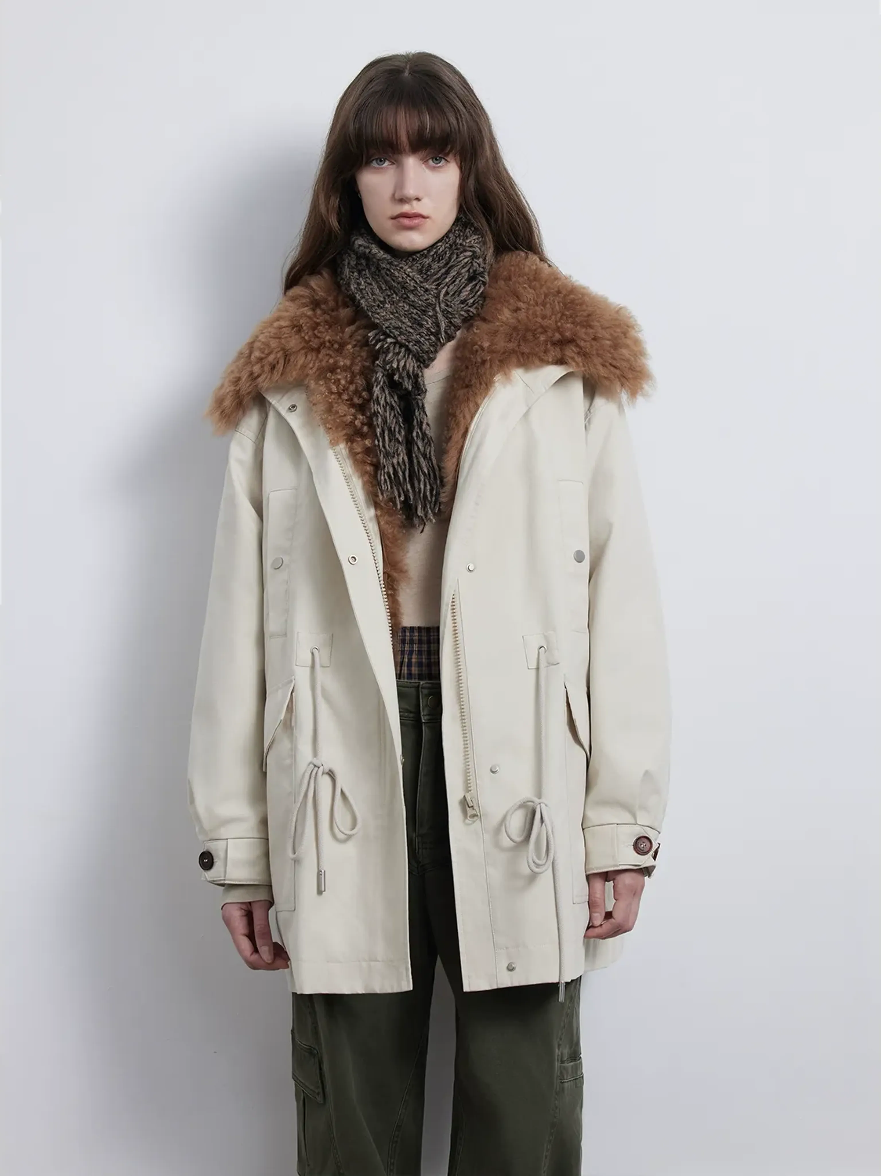 Tuscan Fur Collar Down Parker - Image 5