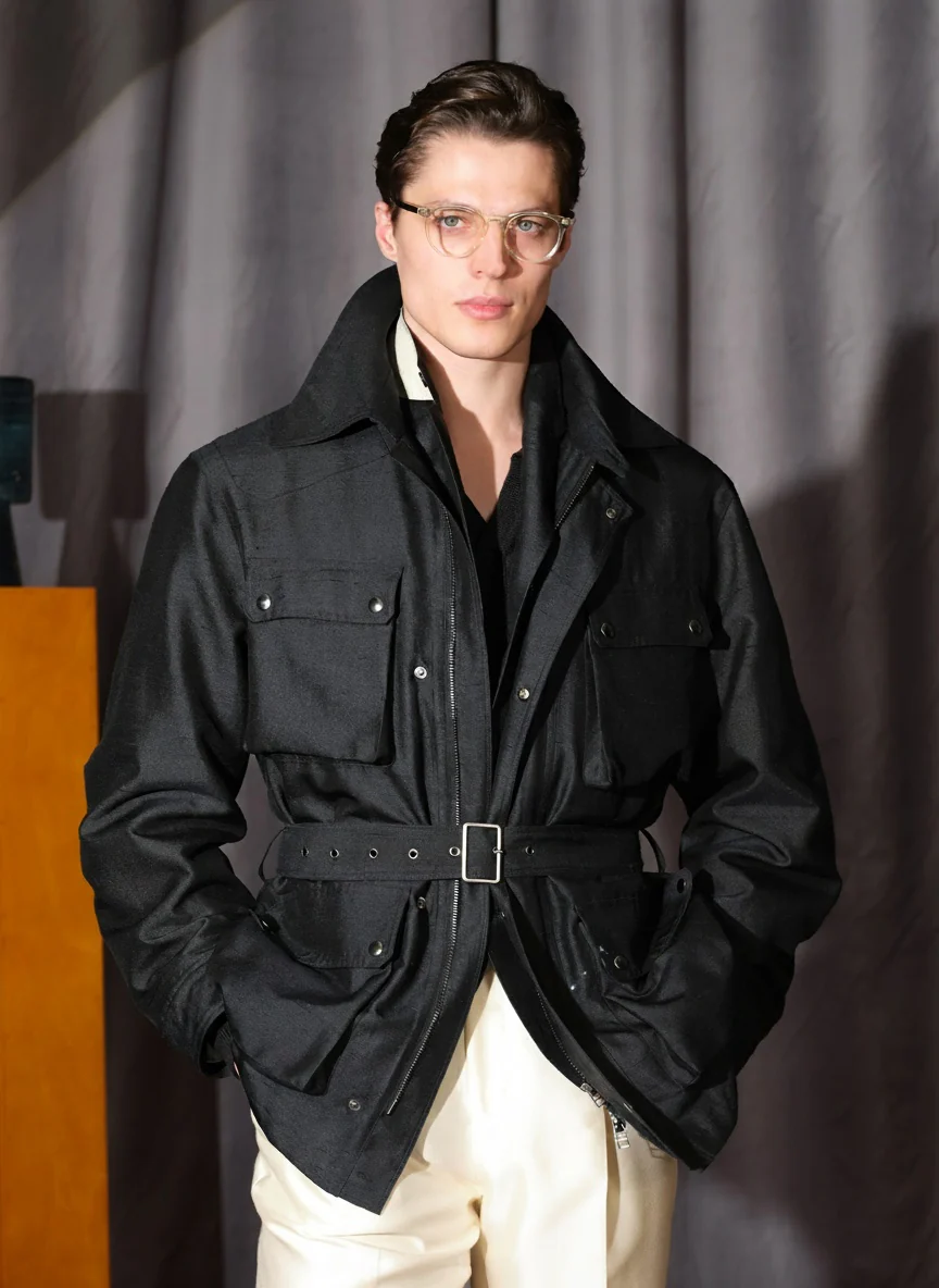 Tussah Silk M65 Field Jacket - Image 7