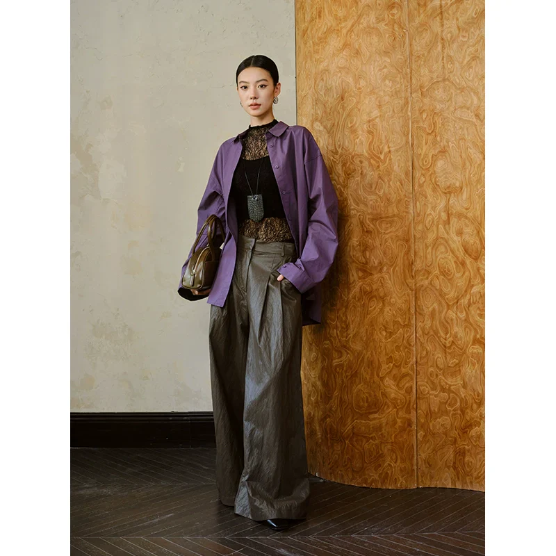 Twilight Purple Oversized Shirt - Image 2