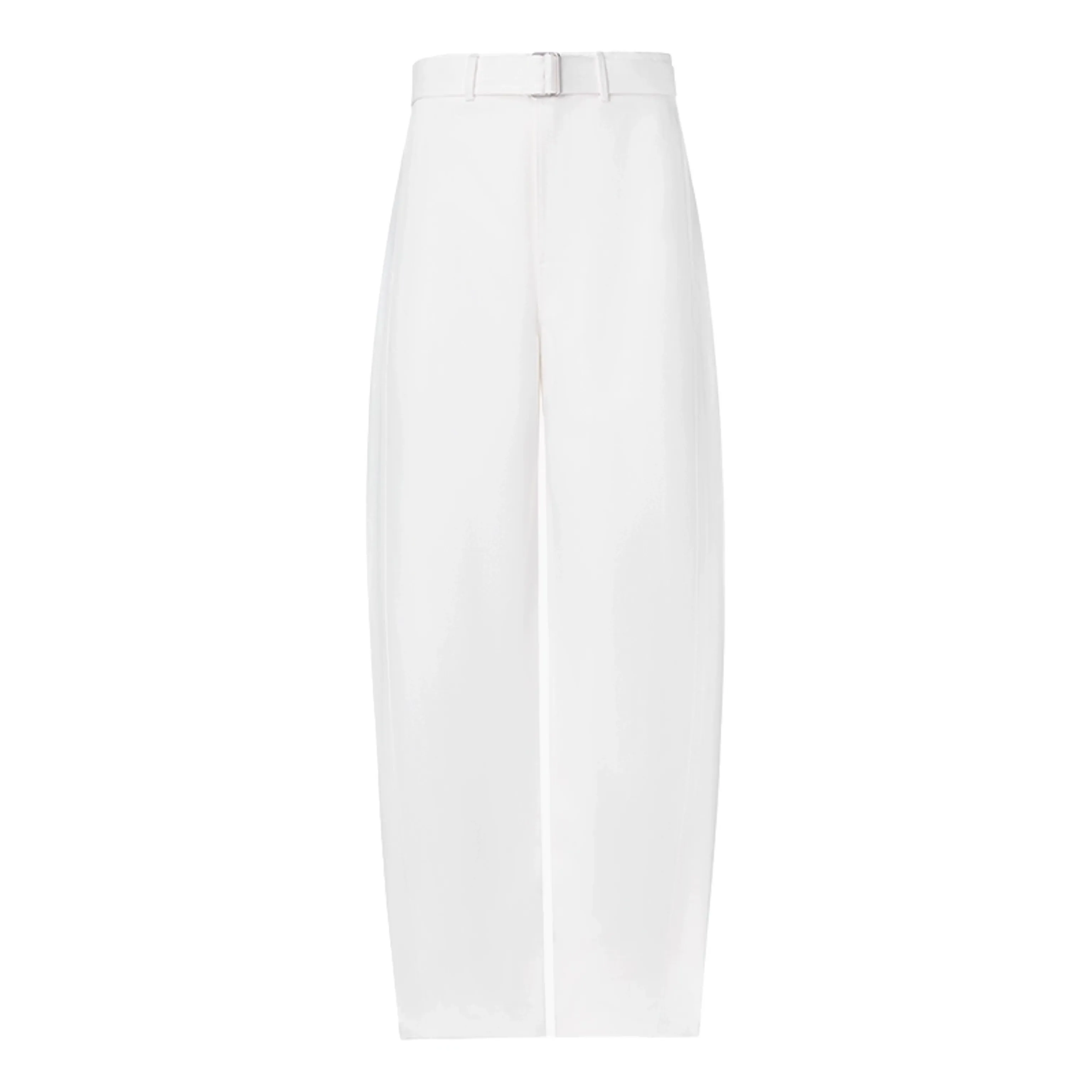 Twisted-Seam Belted Wide-Leg Pants - Image 5
