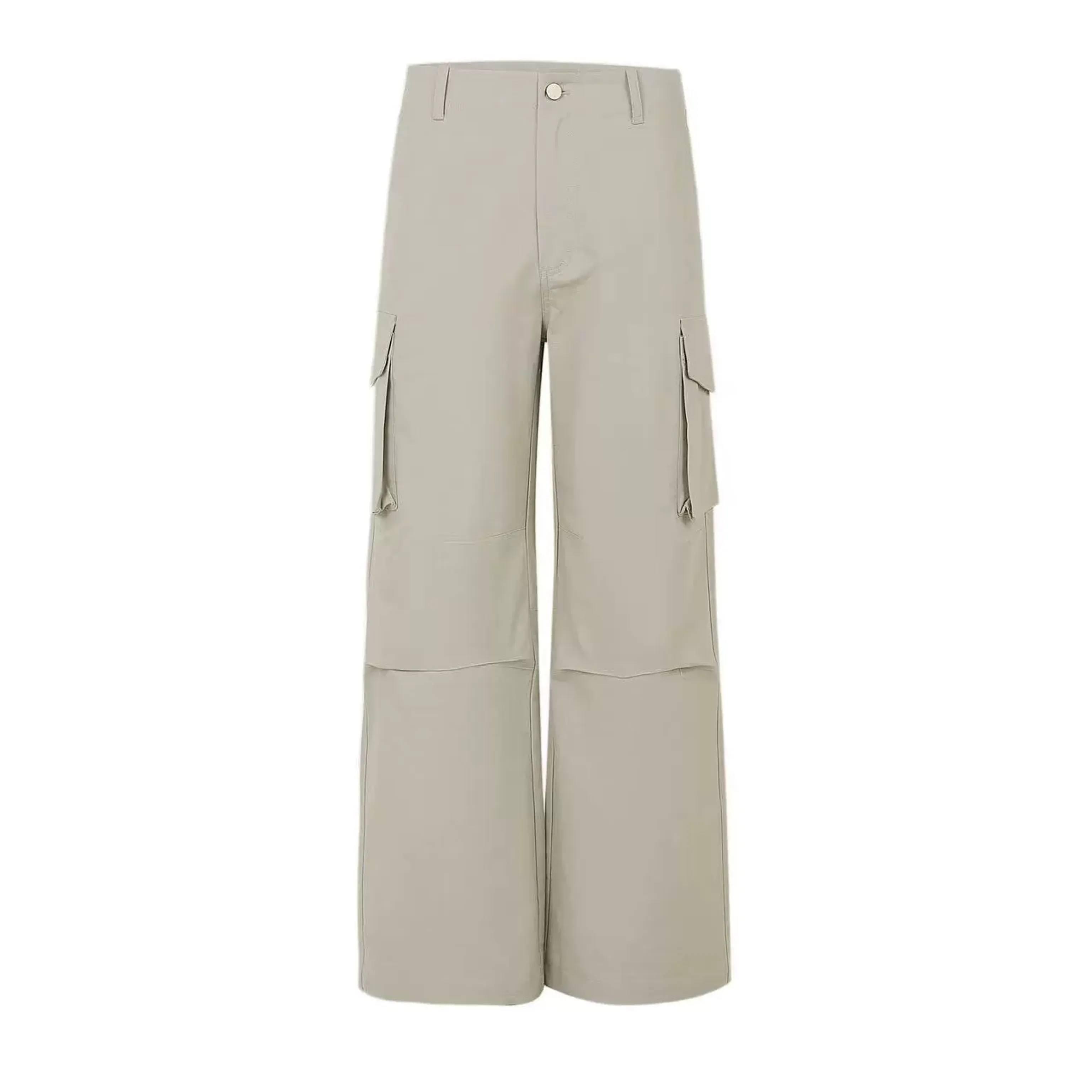 Two-Tone Bootcut Pocket Overalls - Image 6