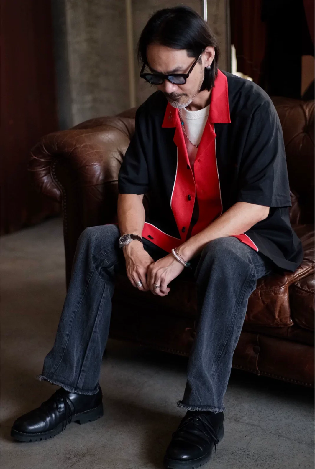 Two-Tone Bowling Shirt - Image 4
