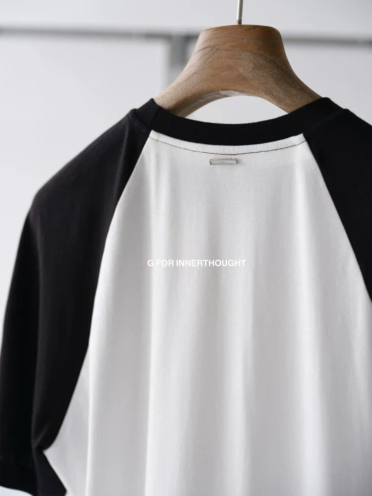 Two-Tone Pima Raglan Tee - Image 2