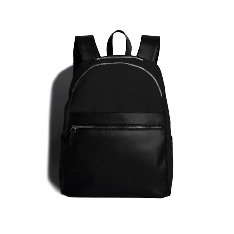 Two-Tone Top-Grain Leather Laptop Backpack - Image 7