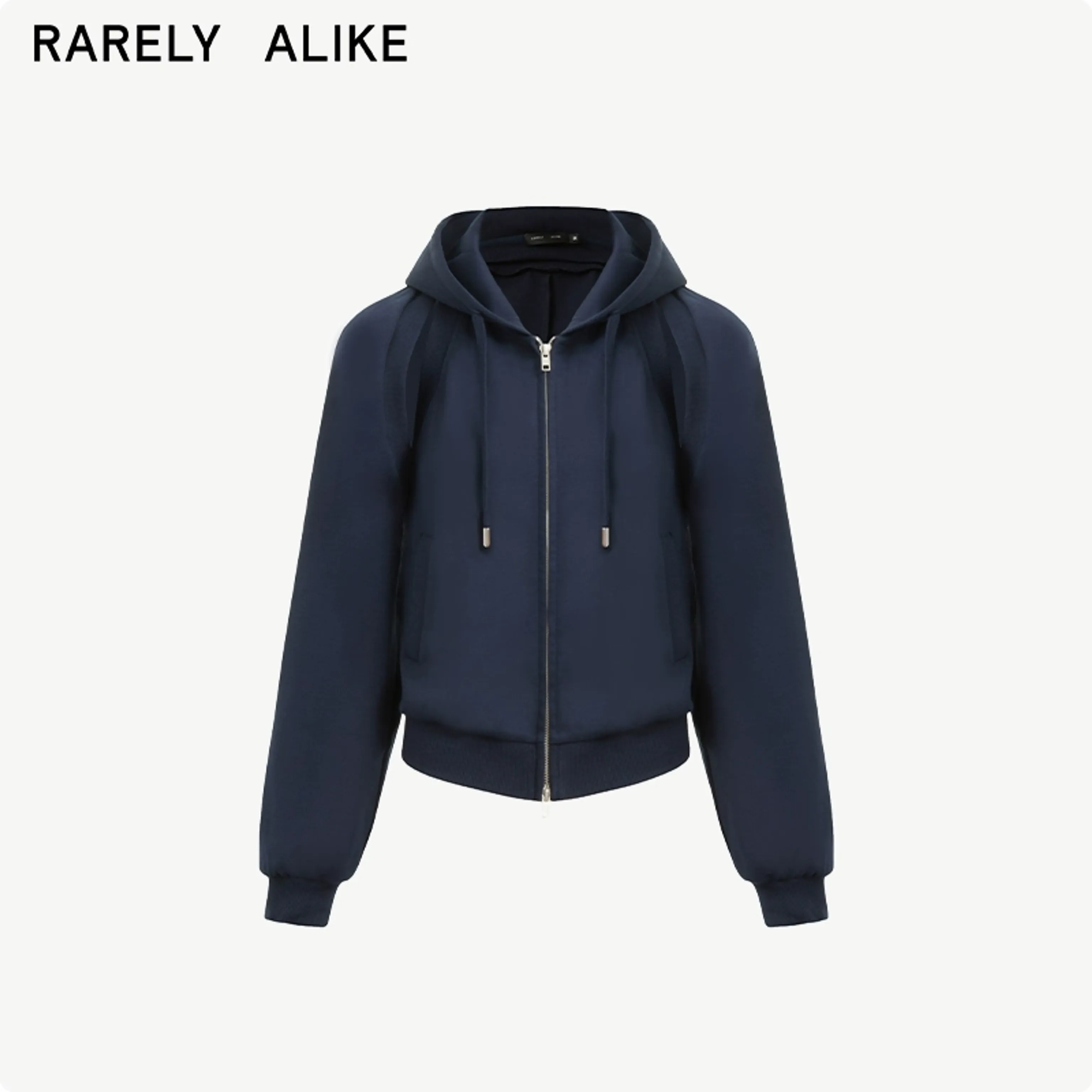 Two-Way Detachable Zipper Hooded Sweatshirt - Image 6