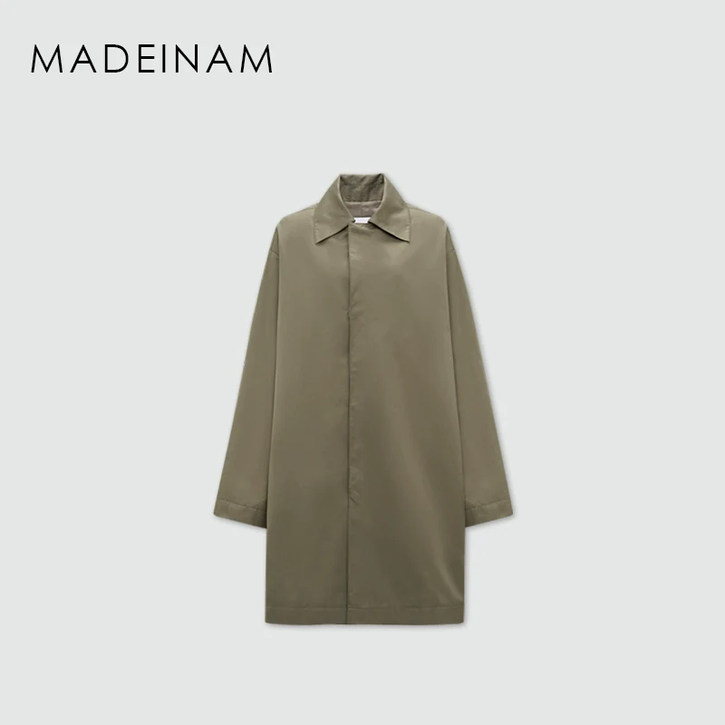 Two-Way Zip Mid-Length Coat - Image 5