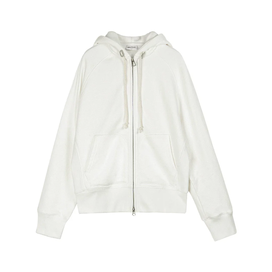 Two-Way Zip Raglan Hoodie - Image 8