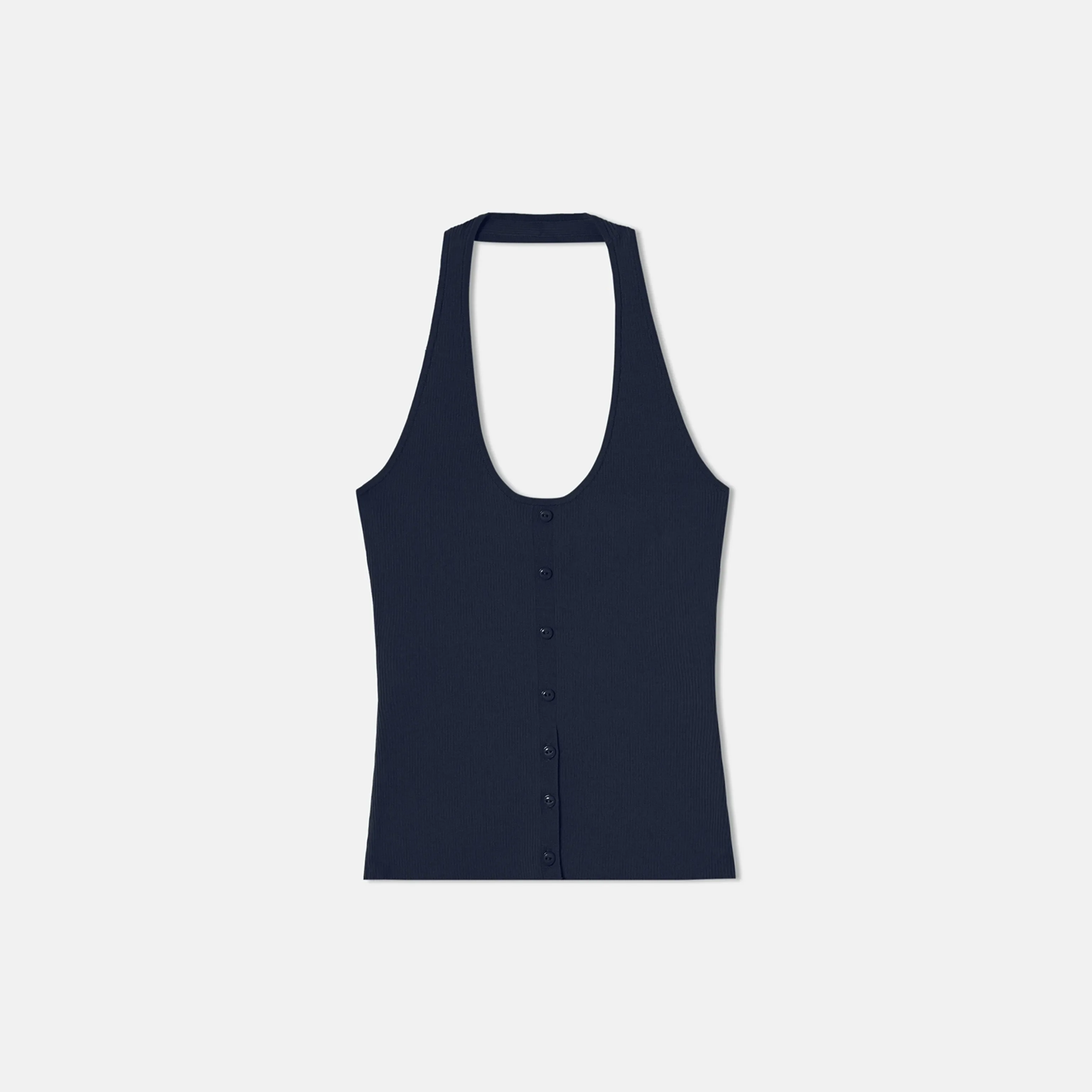U-neck Halter Tank & V-neck Cardigan - Image 11