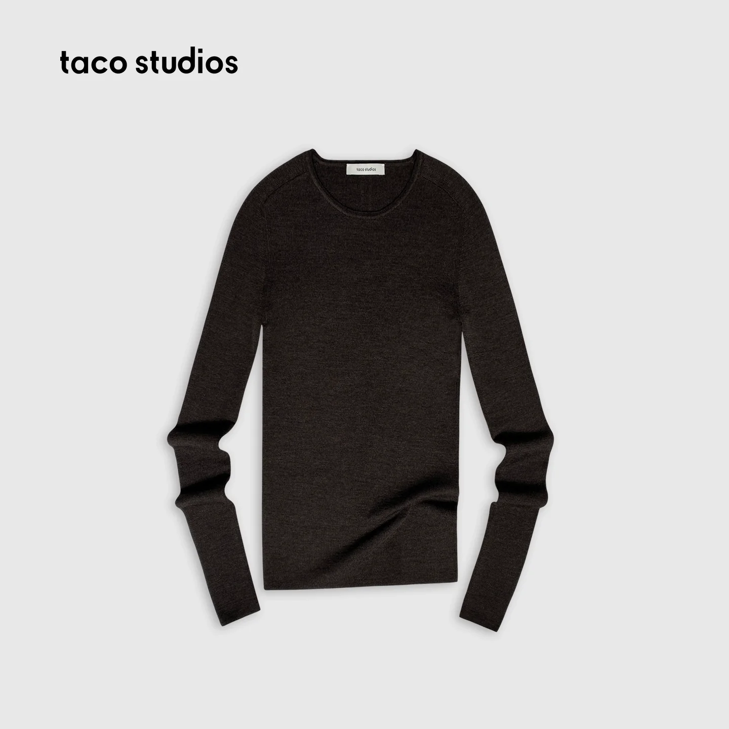 U-Neck Wool Knit Set - Image 5