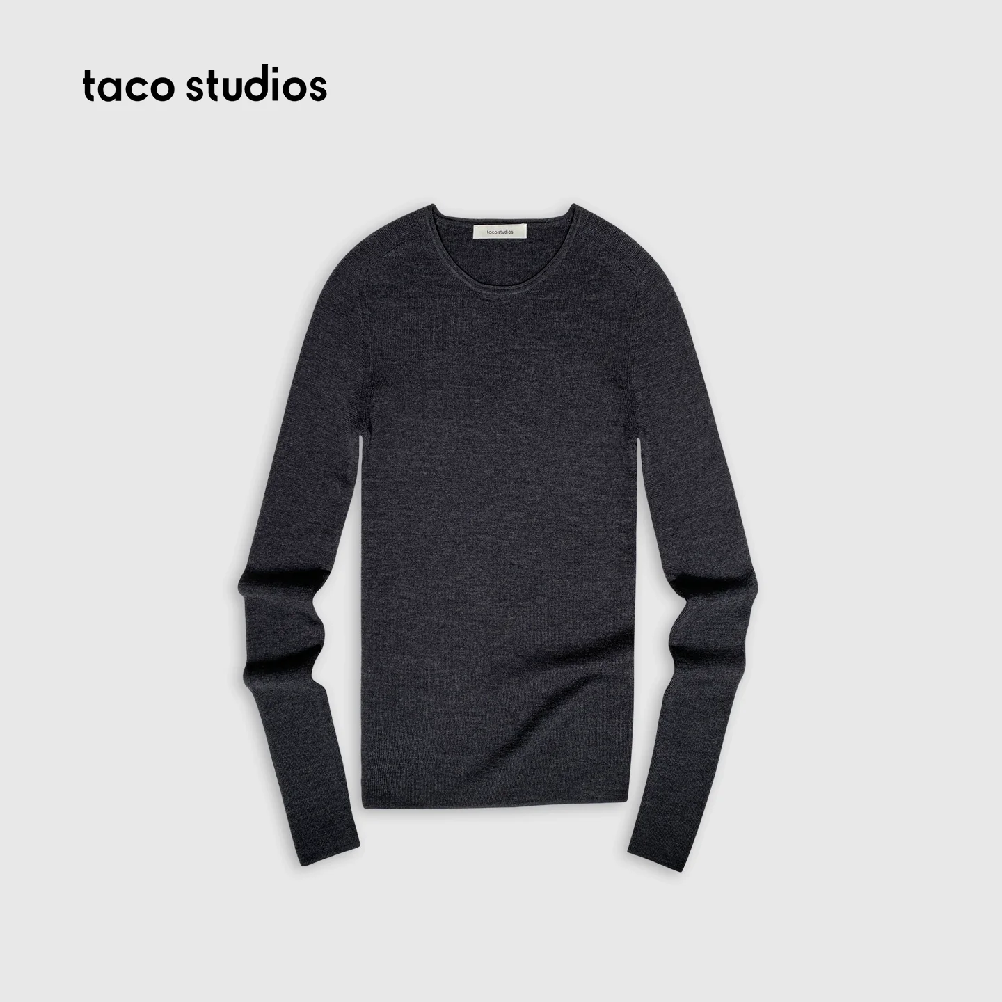 U-Neck Wool Knit Set - Image 8
