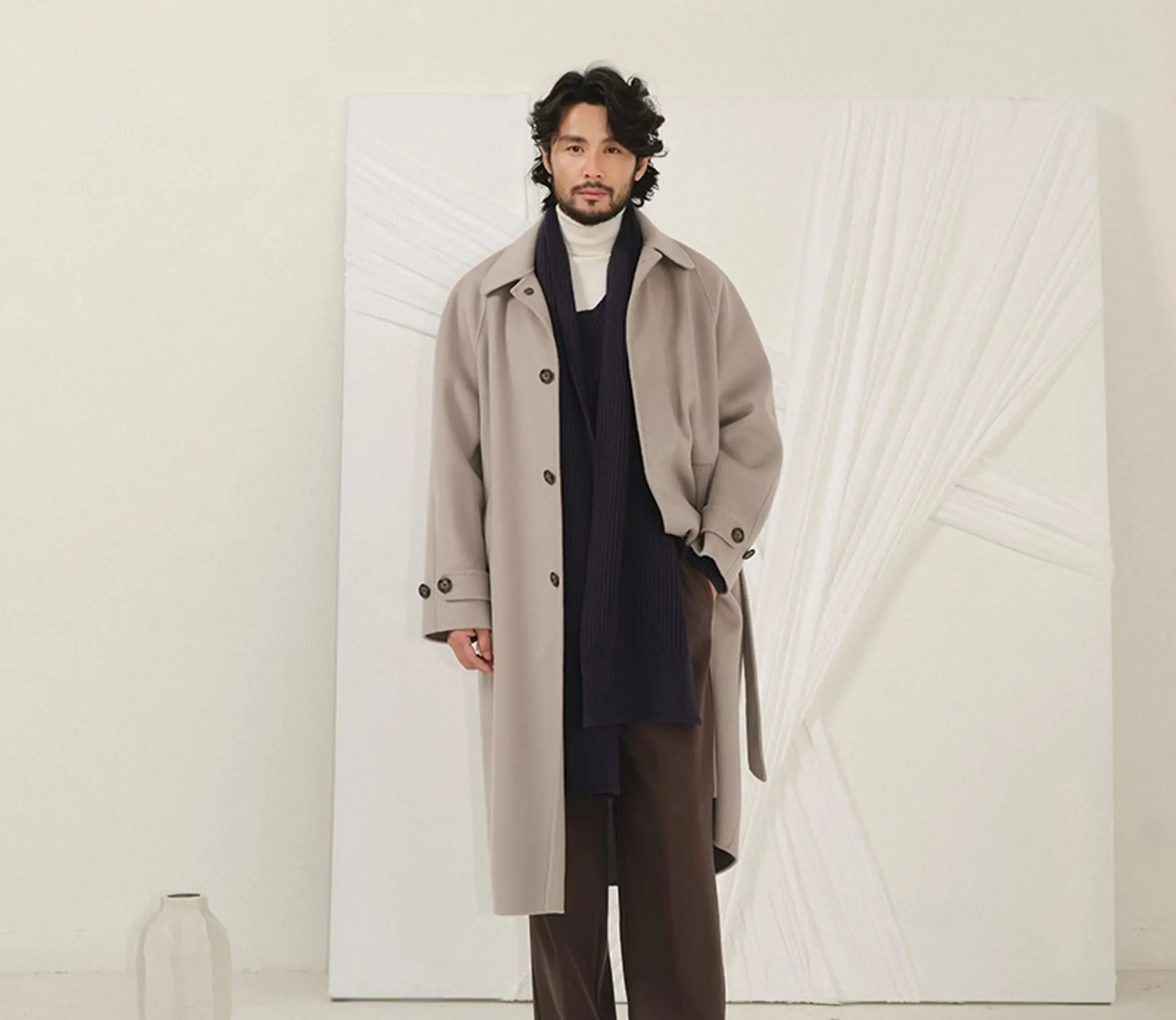Ultra-Fine Wool Velvet Scarf - Image 8