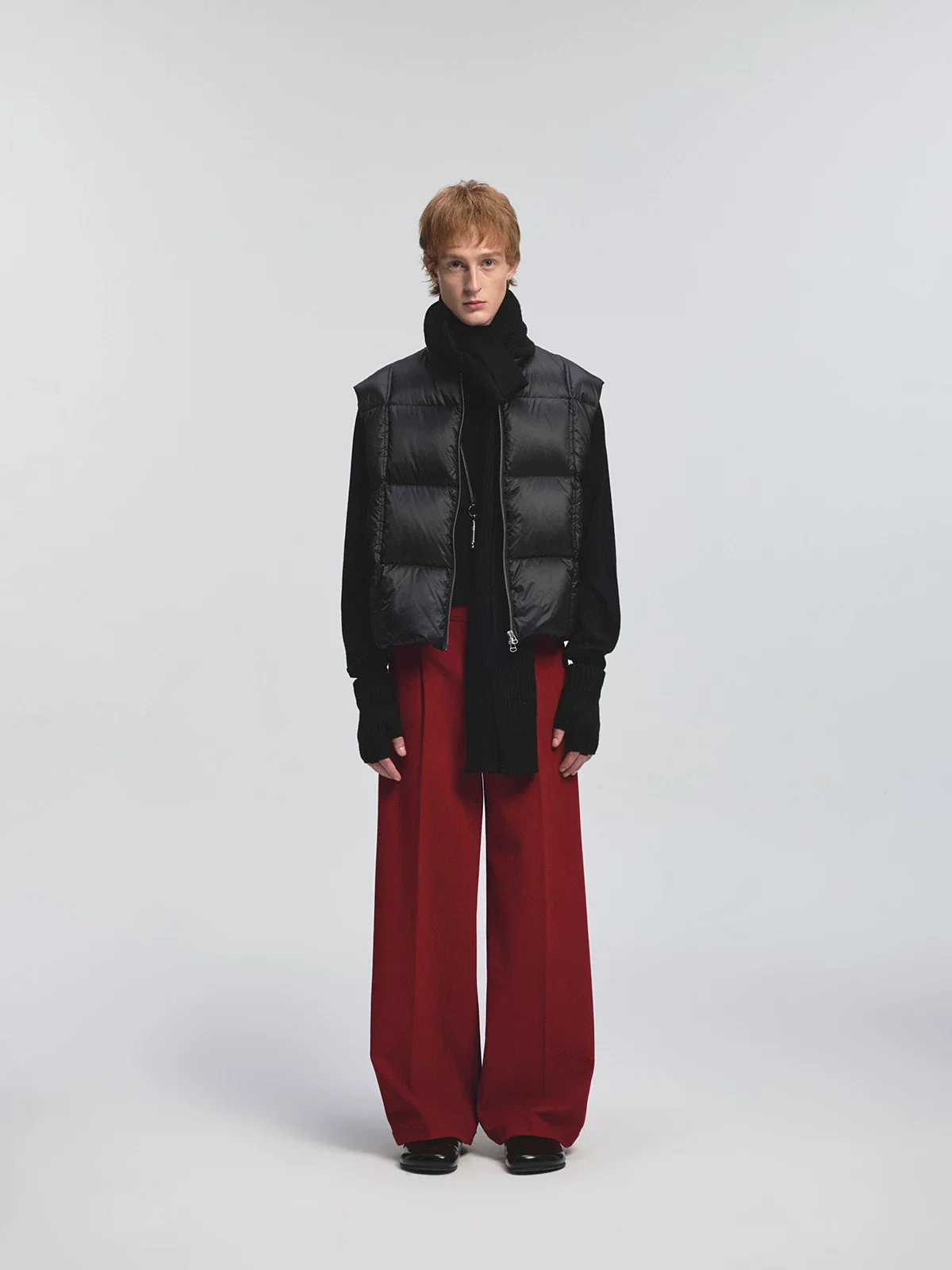 Ultralight Down Check Quilted Vest - Image 5