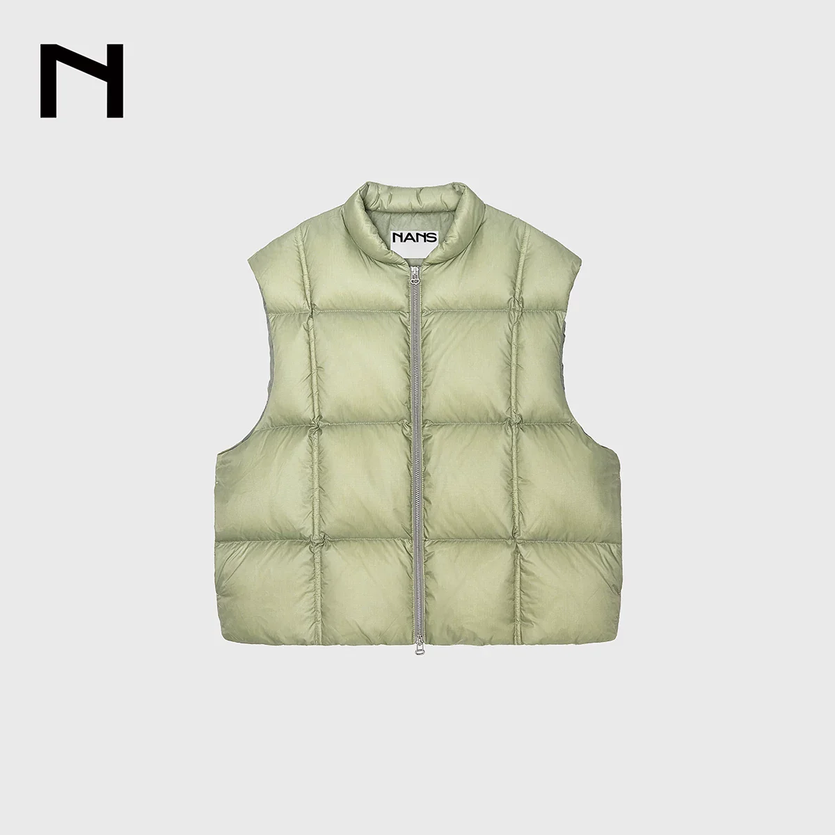 Ultralight Down Check Quilted Vest - Image 6