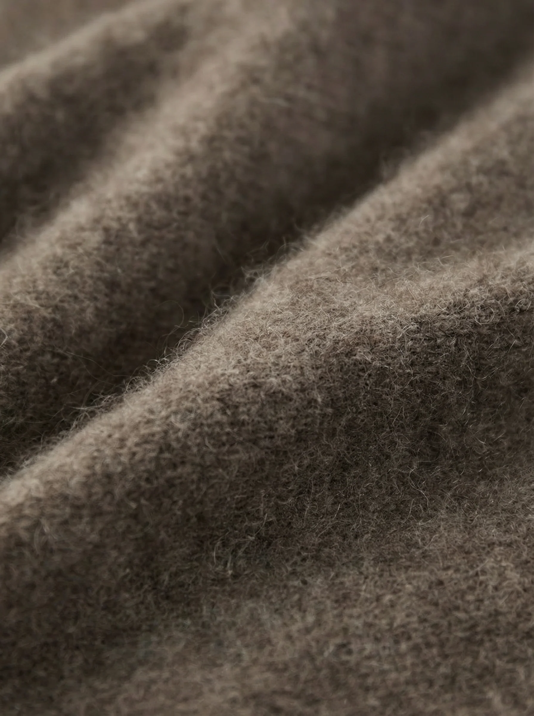 Undyed Yak-Cashmere Fringe Shawl - Image 3