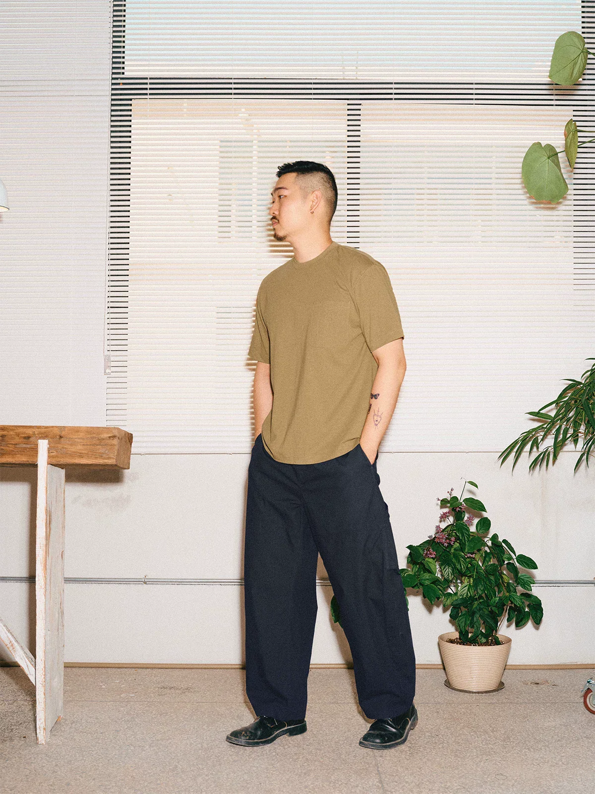 Uniform Cotton Pocket T-Shirt - Image 3