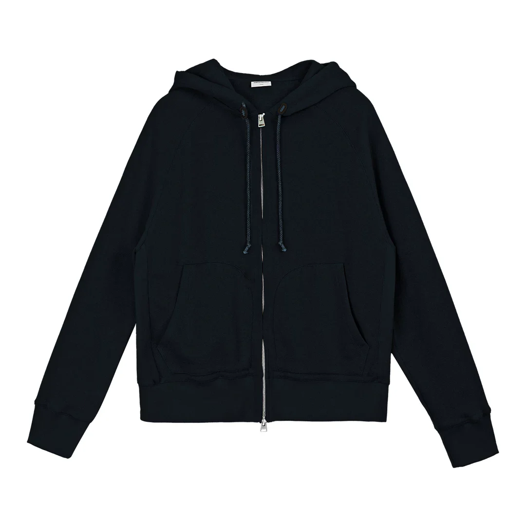 Unisex Two-Way Zip Fleece Hoodie - Image 6