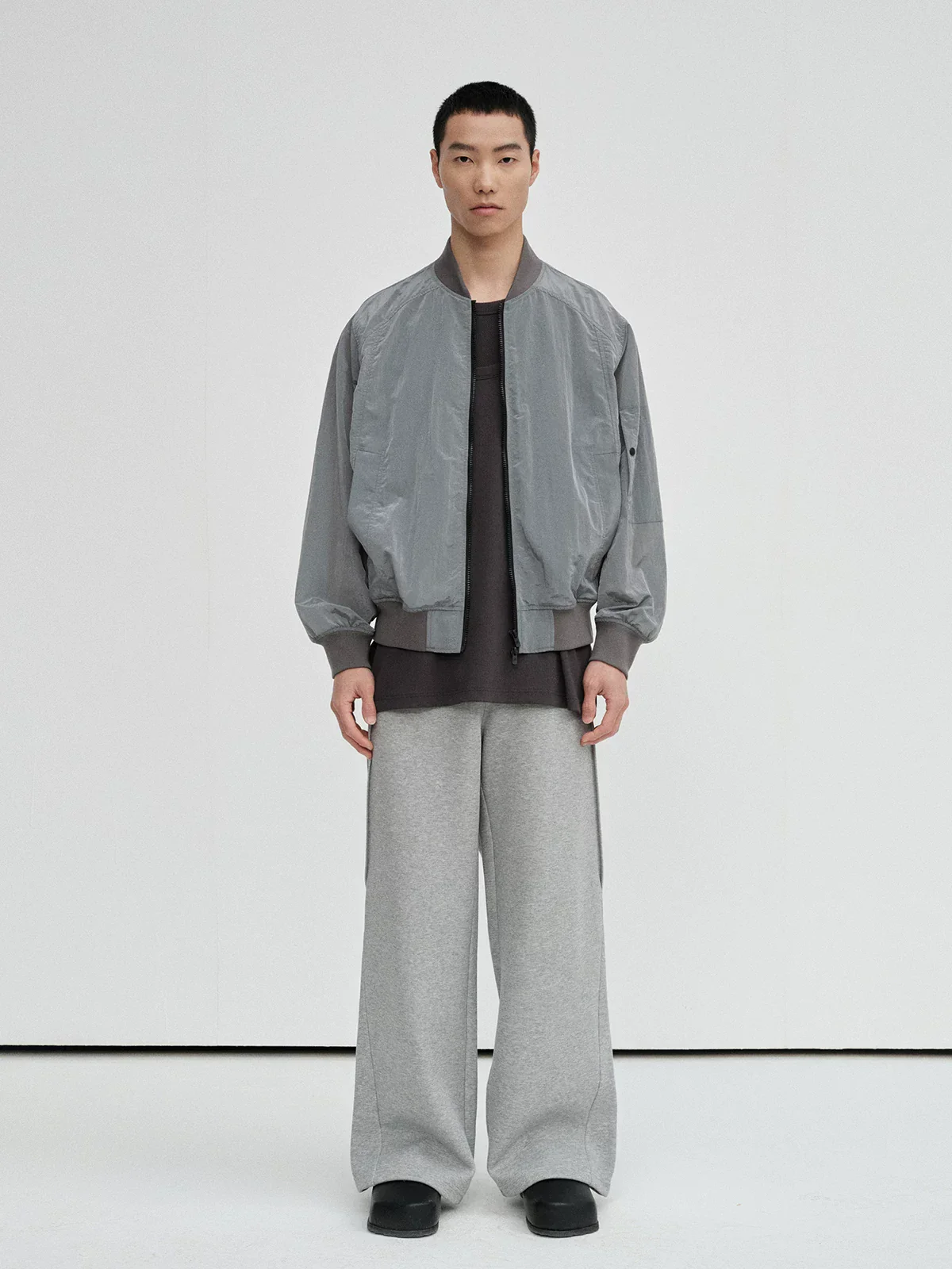 UPF50+ Textured Nylon Zip Bomber - Image 5
