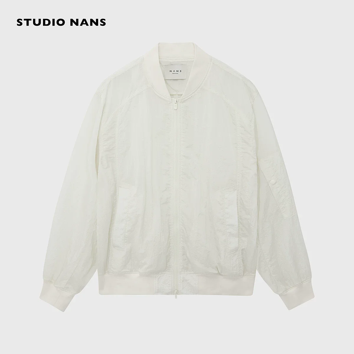 UPF50+ Textured Nylon Zip Bomber - Image 6