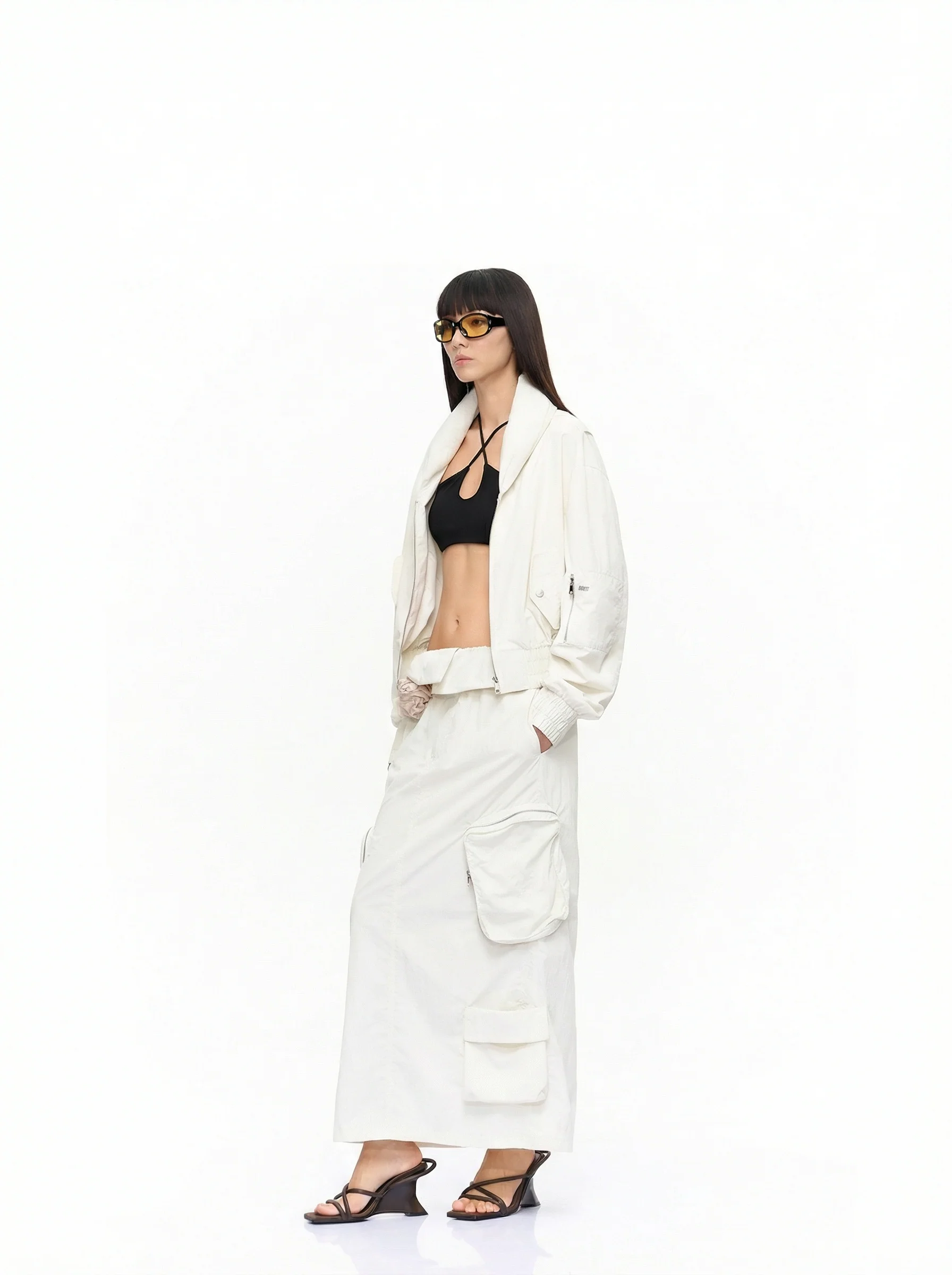 Utility Pocket Maxi Skirt - Image 4